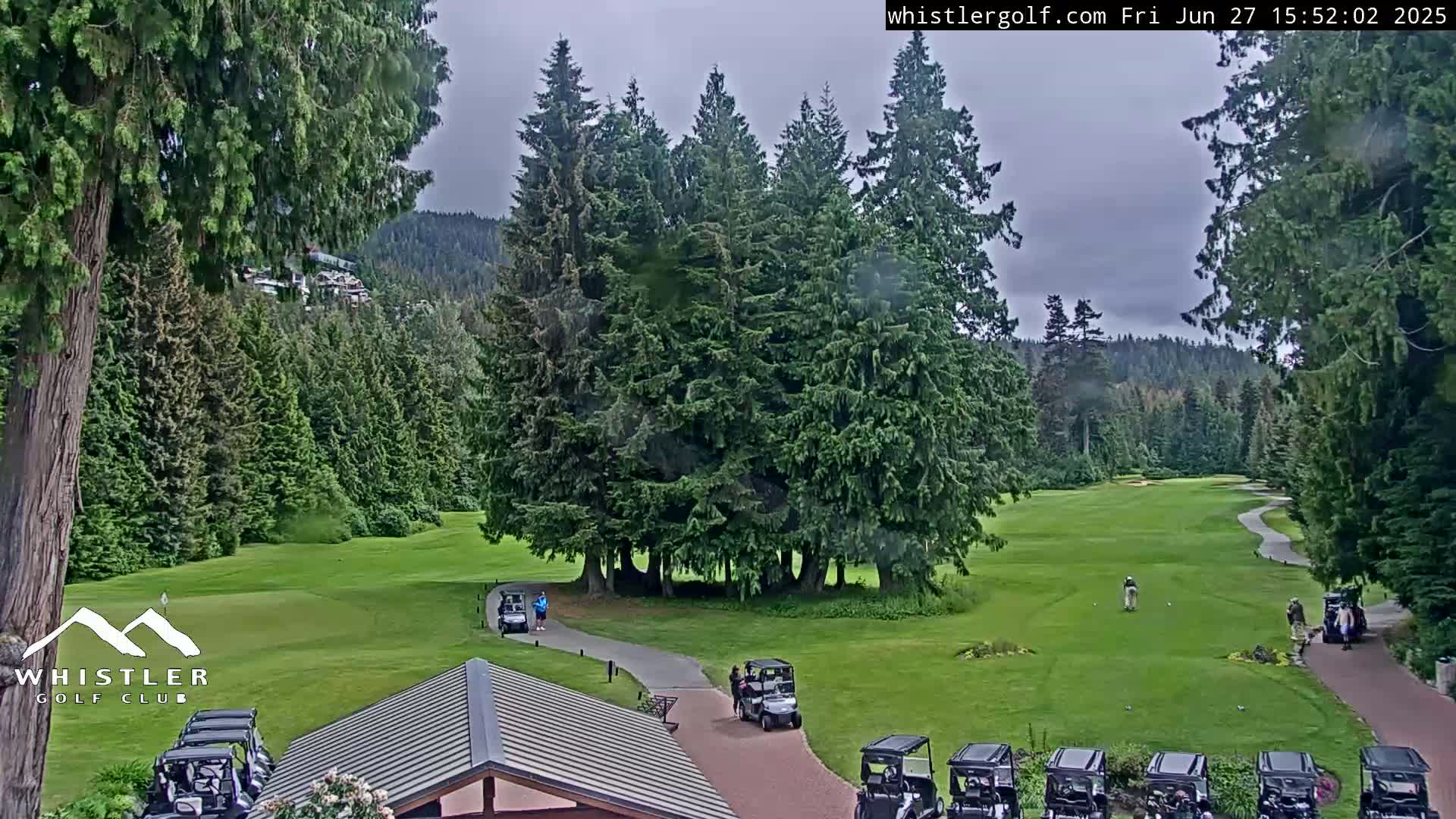 Whistler Golf Club 1st Hole Area Live Cam - Whistler,  Squamish-Lillooet, Sea to Sky Country, British Columbia, Canada