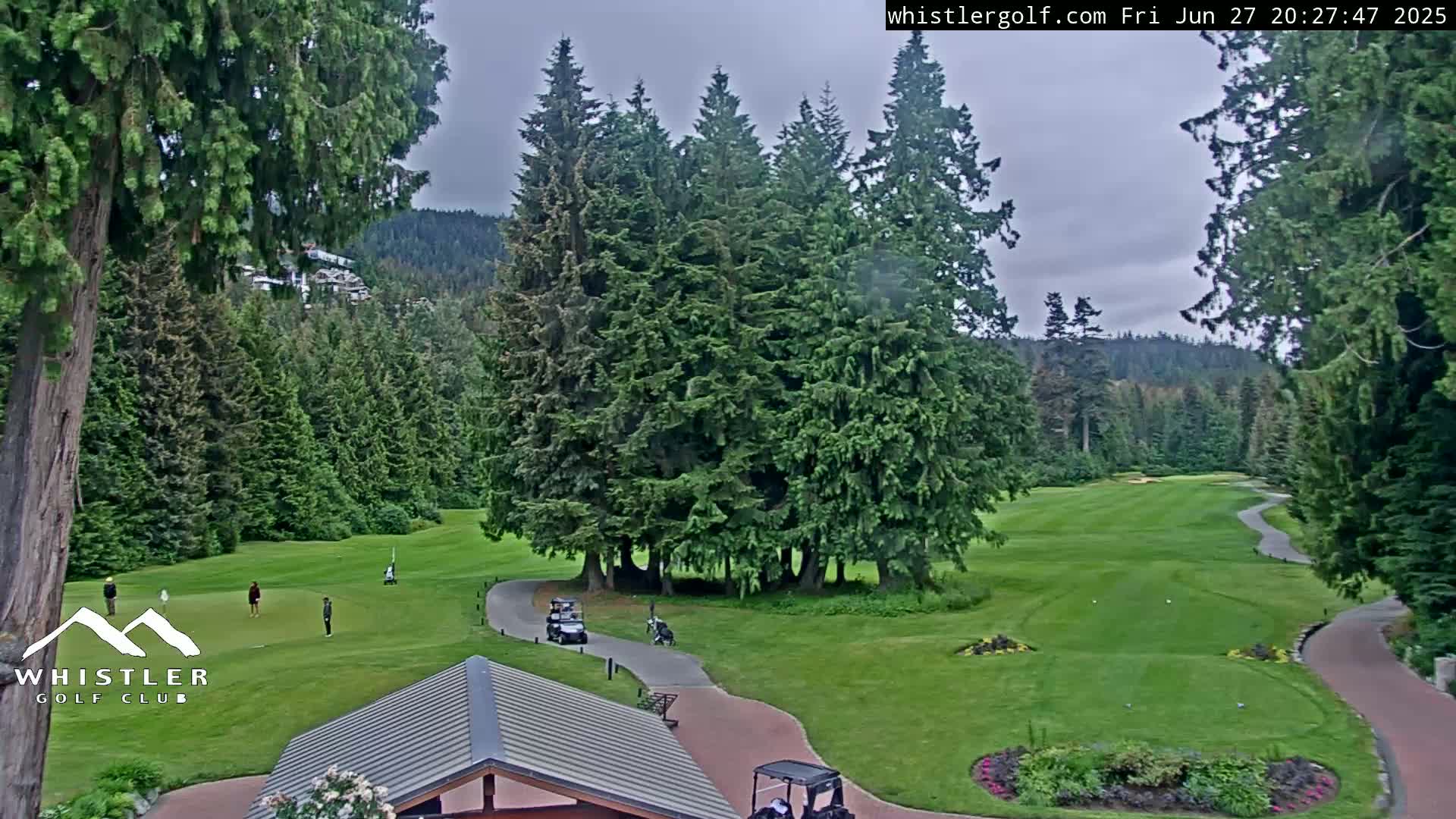Whistler Golf Club 1st Hole Area Live Cam - Whistler,  Squamish-Lillooet, Sea to Sky Country, British Columbia, Canada
