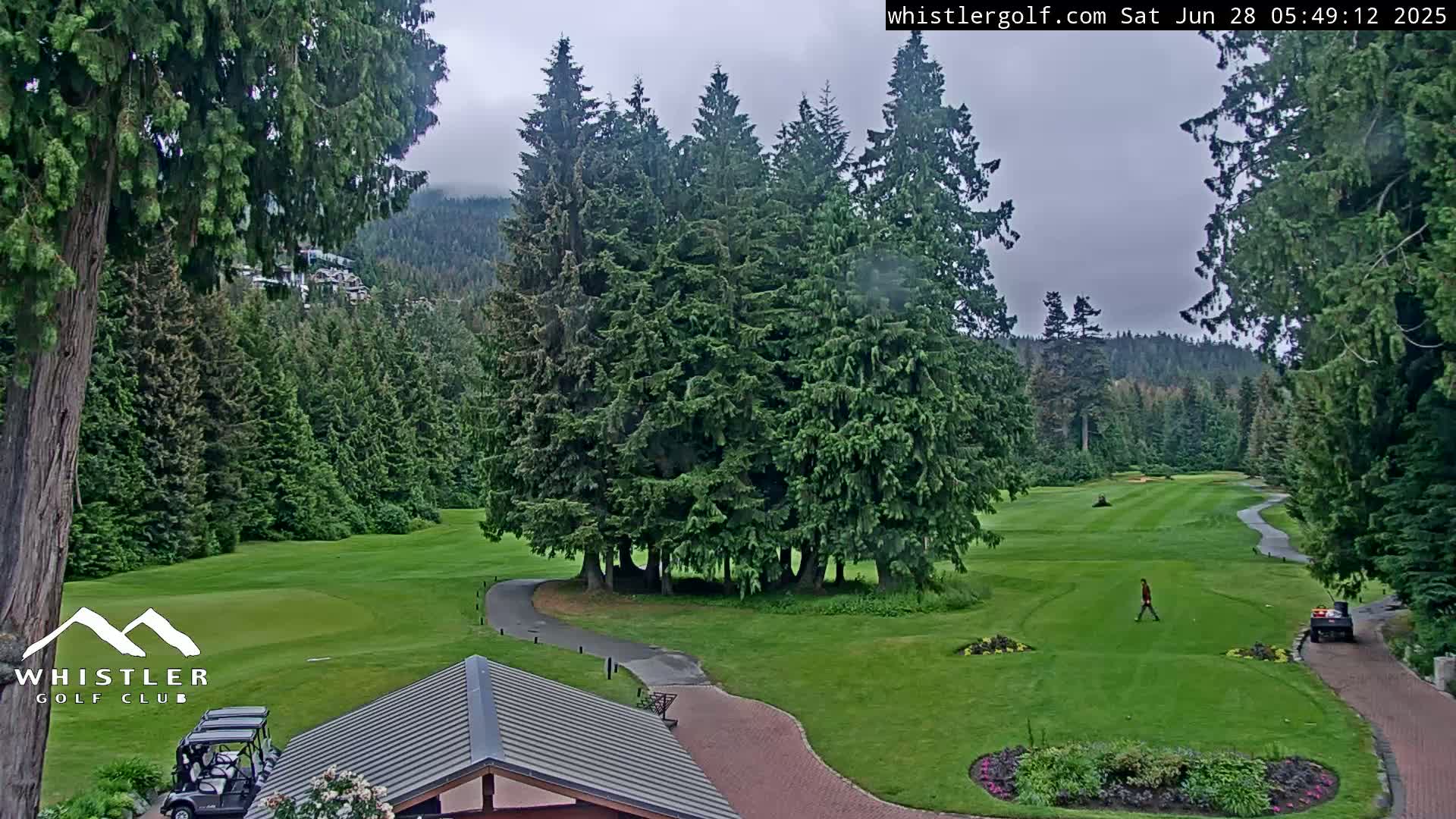 Whistler Golf Club 1st Hole Area Live Cam - Whistler,  Squamish-Lillooet, Sea to Sky Country, British Columbia, Canada