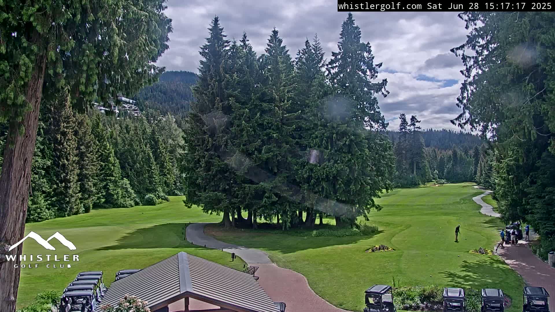 Whistler Golf Club 1st Hole Area Live Cam - Whistler,  Squamish-Lillooet, Sea to Sky Country, British Columbia, Canada