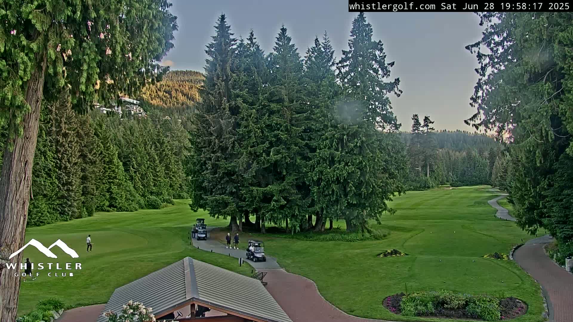 Whistler Golf Club 1st Hole Area Live Cam - Whistler,  Squamish-Lillooet, Sea to Sky Country, British Columbia, Canada