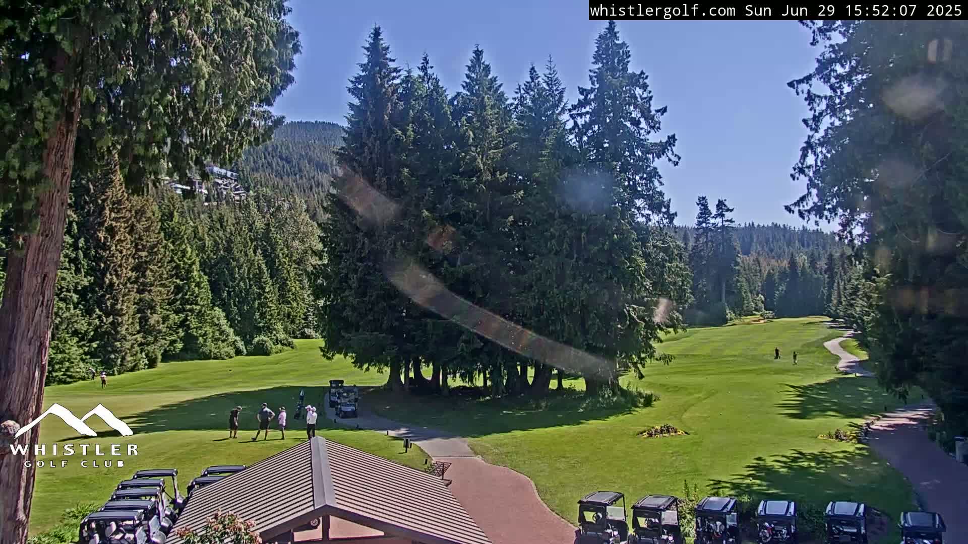 Whistler Golf Club 1st Hole Area Live Cam - Whistler,  Squamish-Lillooet, Sea to Sky Country, British Columbia, Canada