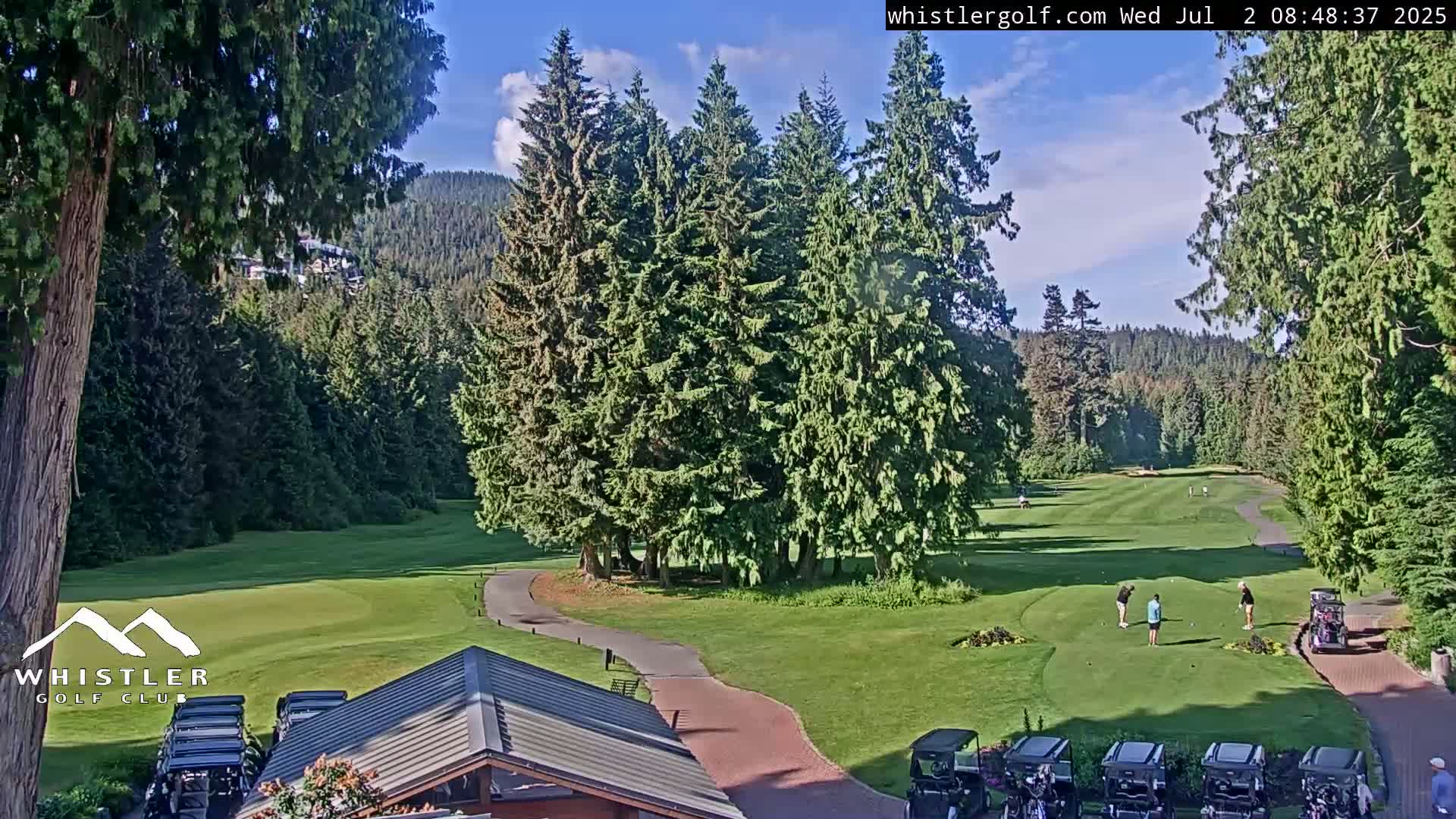 Whistler Golf Club 1st Hole Area Live Cam - Whistler,  Squamish-Lillooet, Sea to Sky Country, British Columbia, Canada