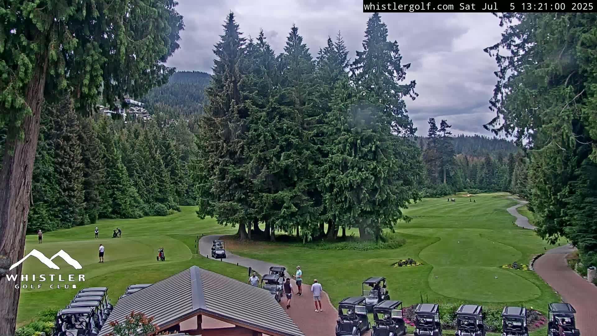 Whistler Golf Club 1st Hole Area Live Cam - Whistler,  Squamish-Lillooet, Sea to Sky Country, British Columbia, Canada