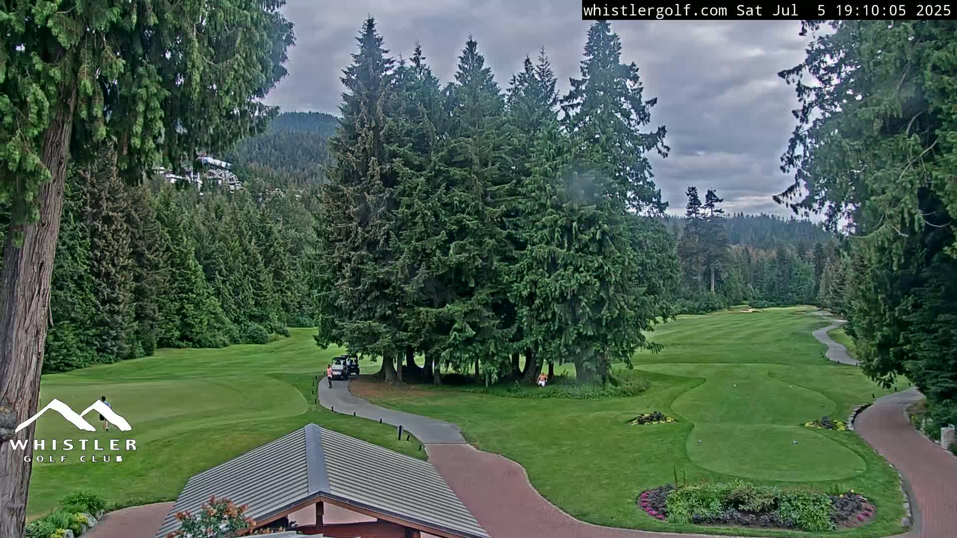 Whistler Golf Club 1st Hole Area Live Cam - Whistler,  Squamish-Lillooet, Sea to Sky Country, British Columbia, Canada