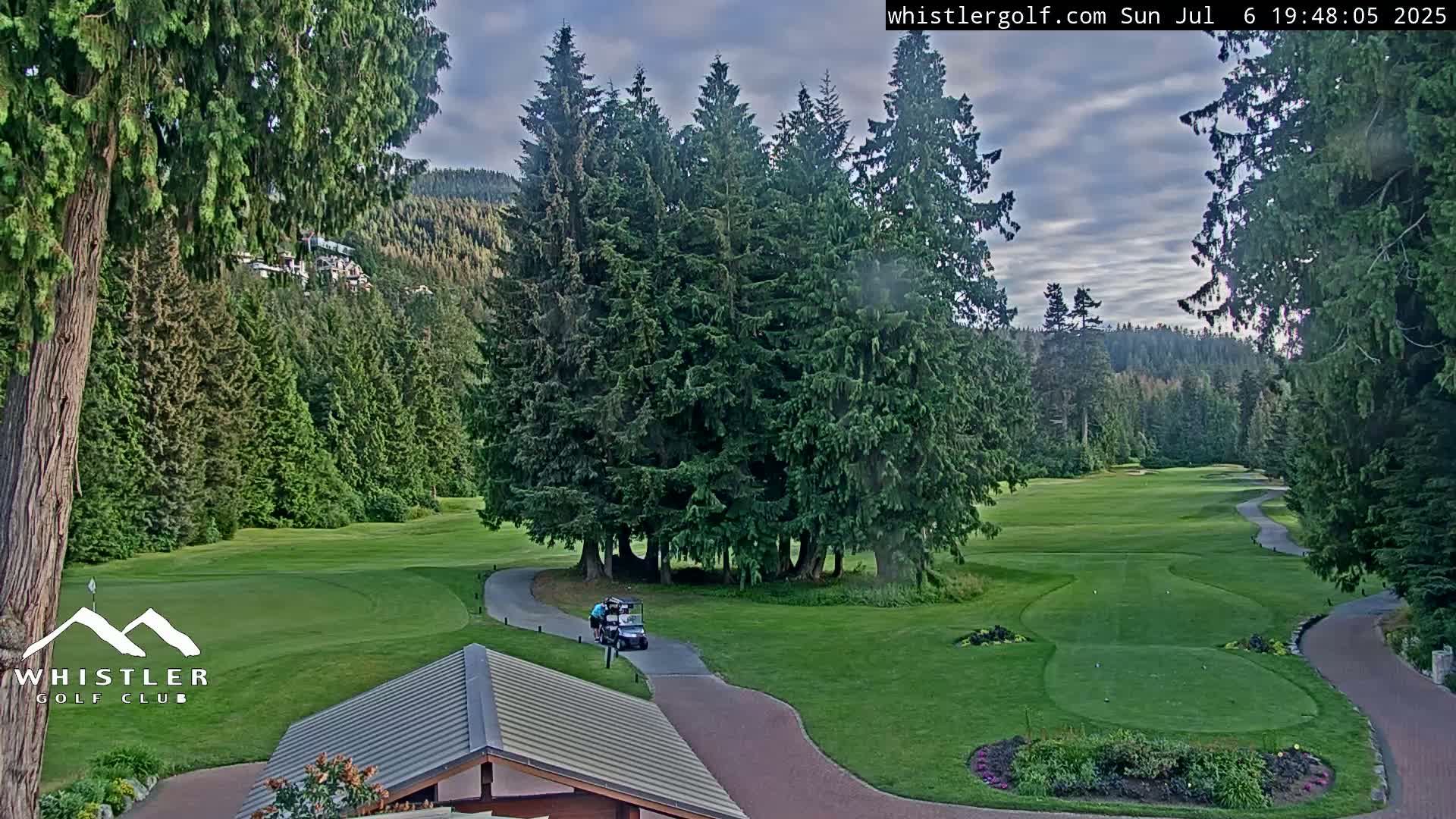 Whistler Golf Club 1st Hole Area Live Cam - Whistler,  Squamish-Lillooet, Sea to Sky Country, British Columbia, Canada