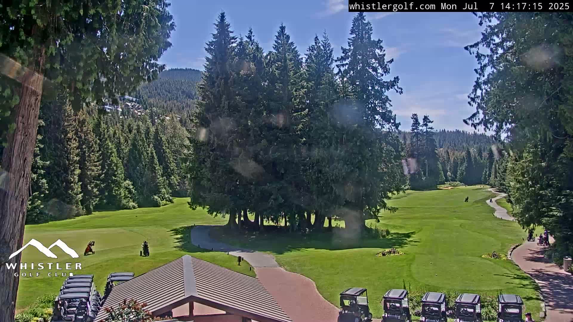 Whistler Golf Club 1st Hole Area Live Cam - Whistler,  Squamish-Lillooet, Sea to Sky Country, British Columbia, Canada