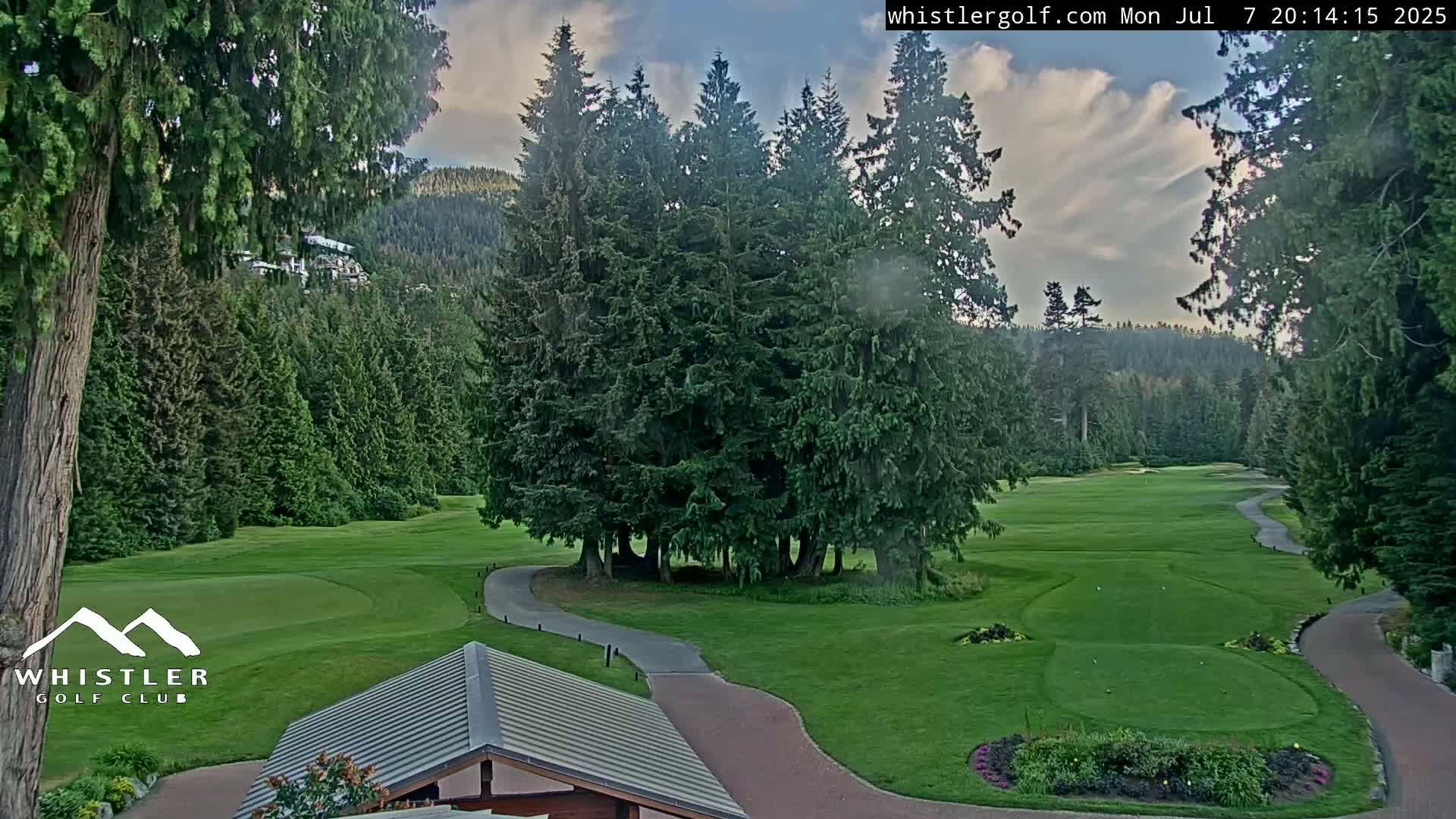 Whistler Golf Club 1st Hole Area Live Cam - Whistler,  Squamish-Lillooet, Sea to Sky Country, British Columbia, Canada