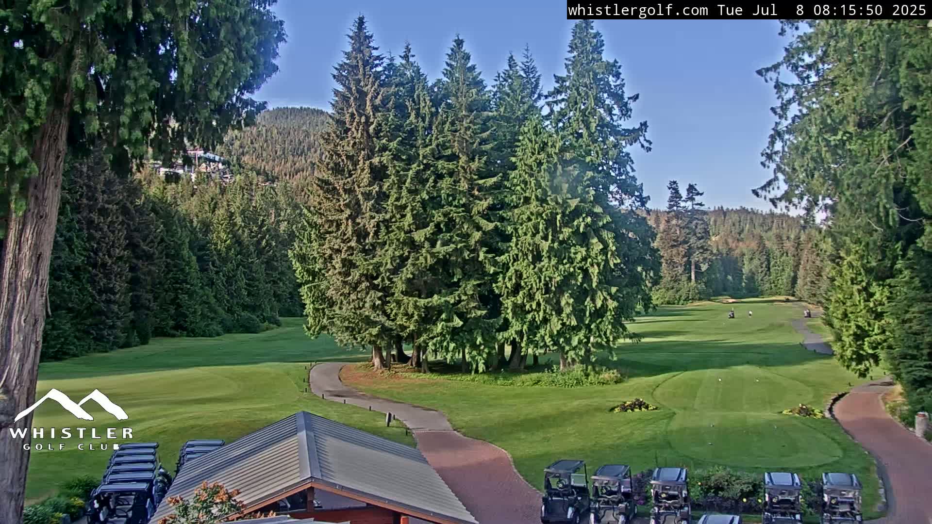 Whistler Golf Club 1st Hole Area Live Cam - Whistler,  Squamish-Lillooet, Sea to Sky Country, British Columbia, Canada