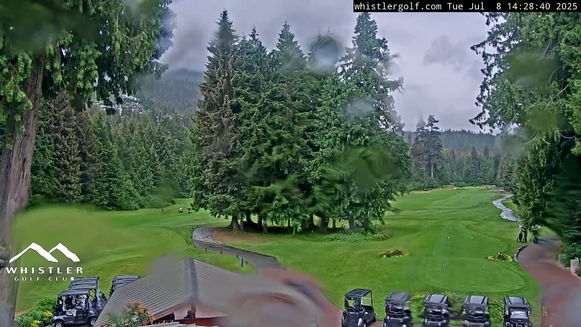 Whistler Golf Club 1st Hole Area Live Cam - Whistler,  Squamish-Lillooet, Sea to Sky Country, British Columbia, Canada