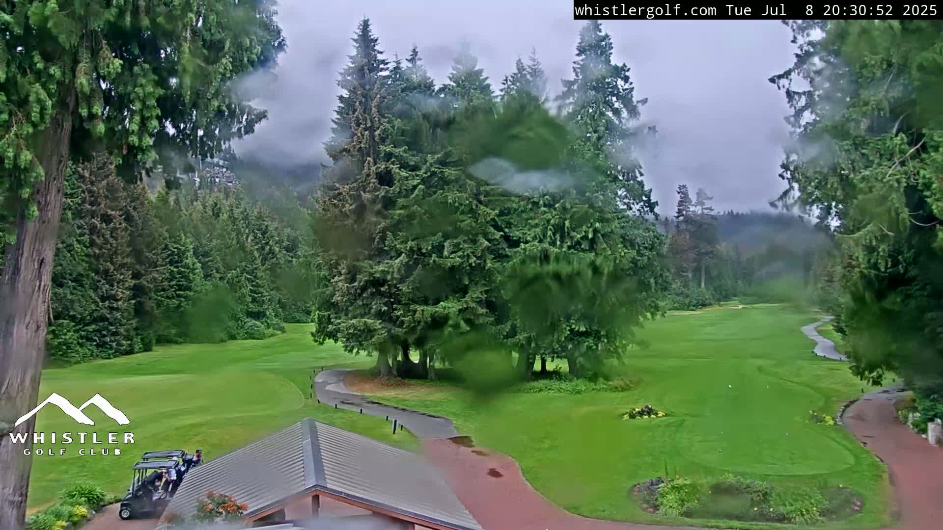 Whistler Golf Club 1st Hole Area Live Cam - Whistler,  Squamish-Lillooet, Sea to Sky Country, British Columbia, Canada