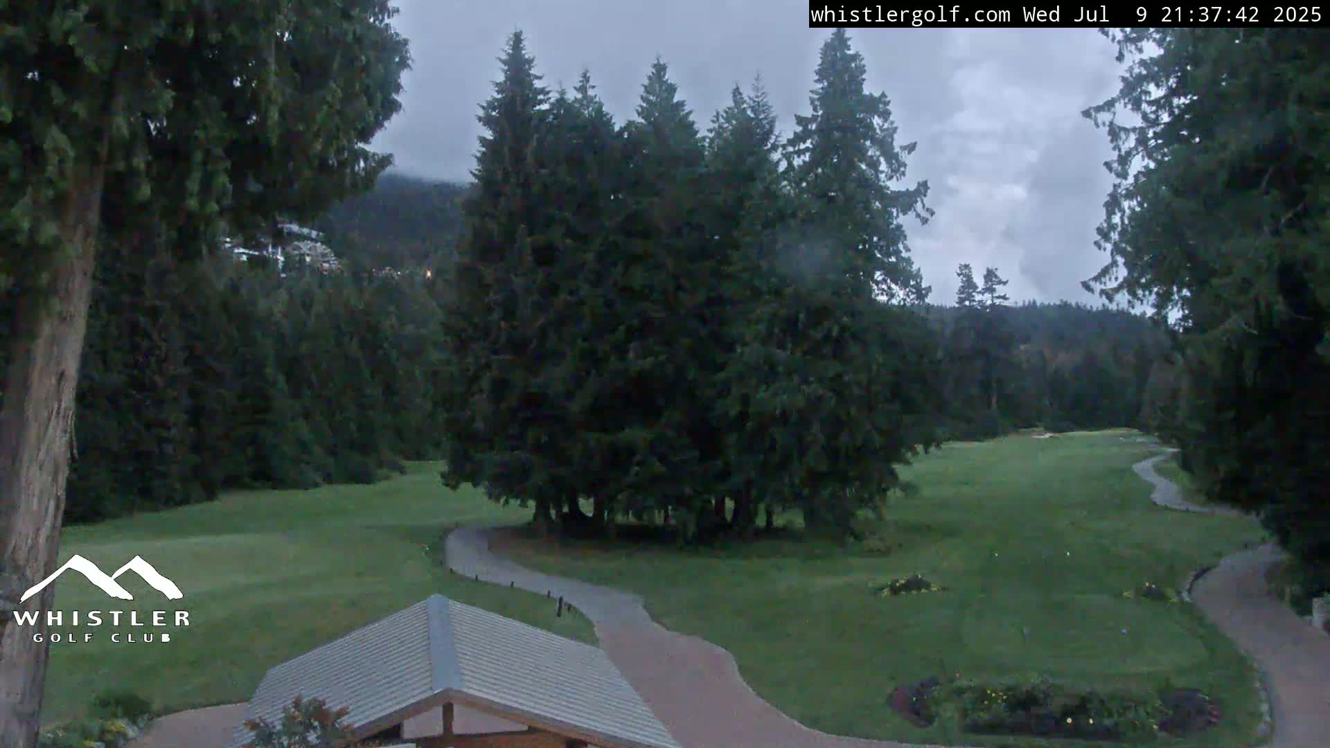Whistler Golf Club 1st Hole Area Live Cam - Whistler,  Squamish-Lillooet, Sea to Sky Country, British Columbia, Canada