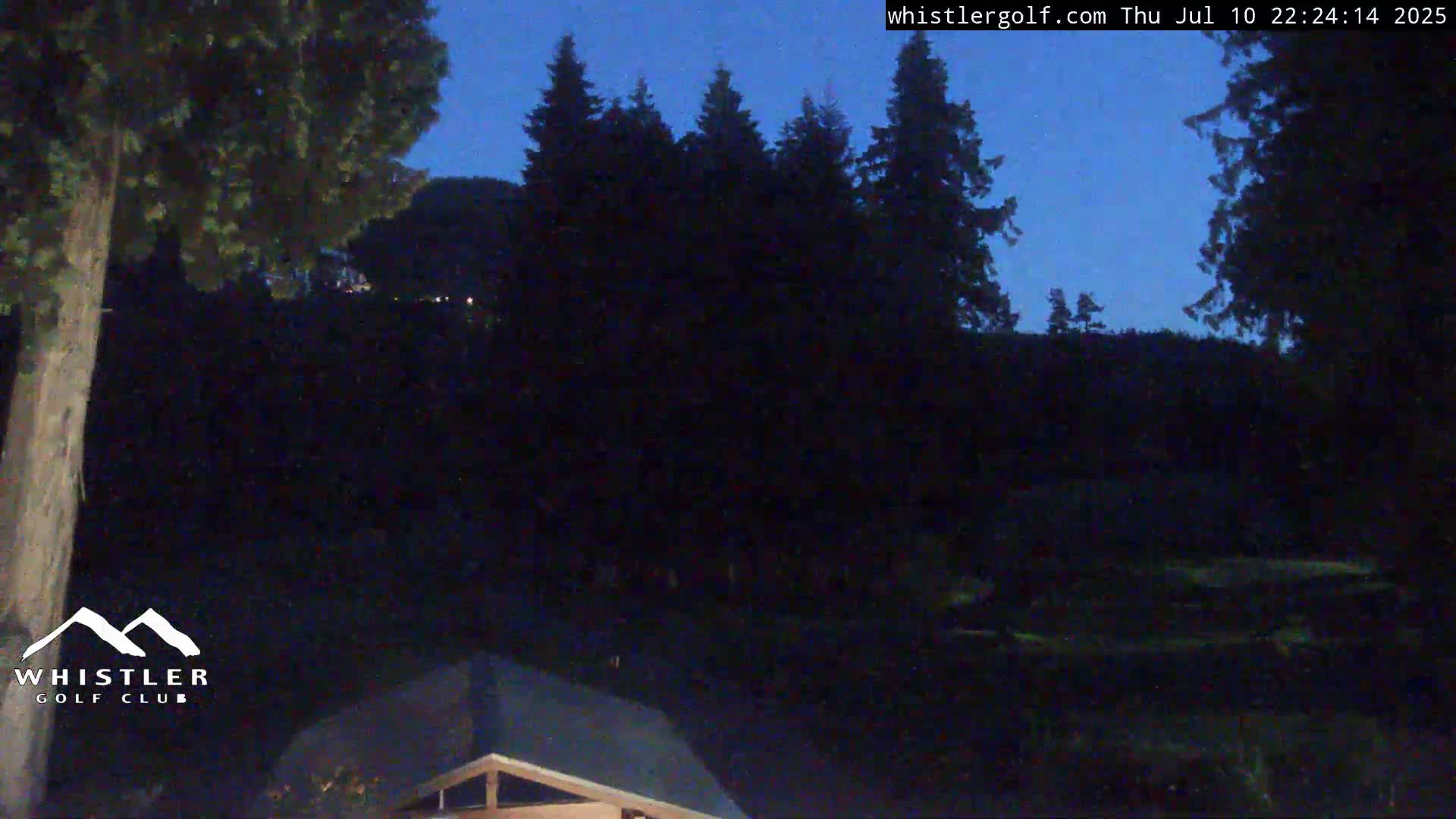 Whistler Golf Club 1st Hole Area Live Cam - Whistler,  Squamish-Lillooet, Sea to Sky Country, British Columbia, Canada