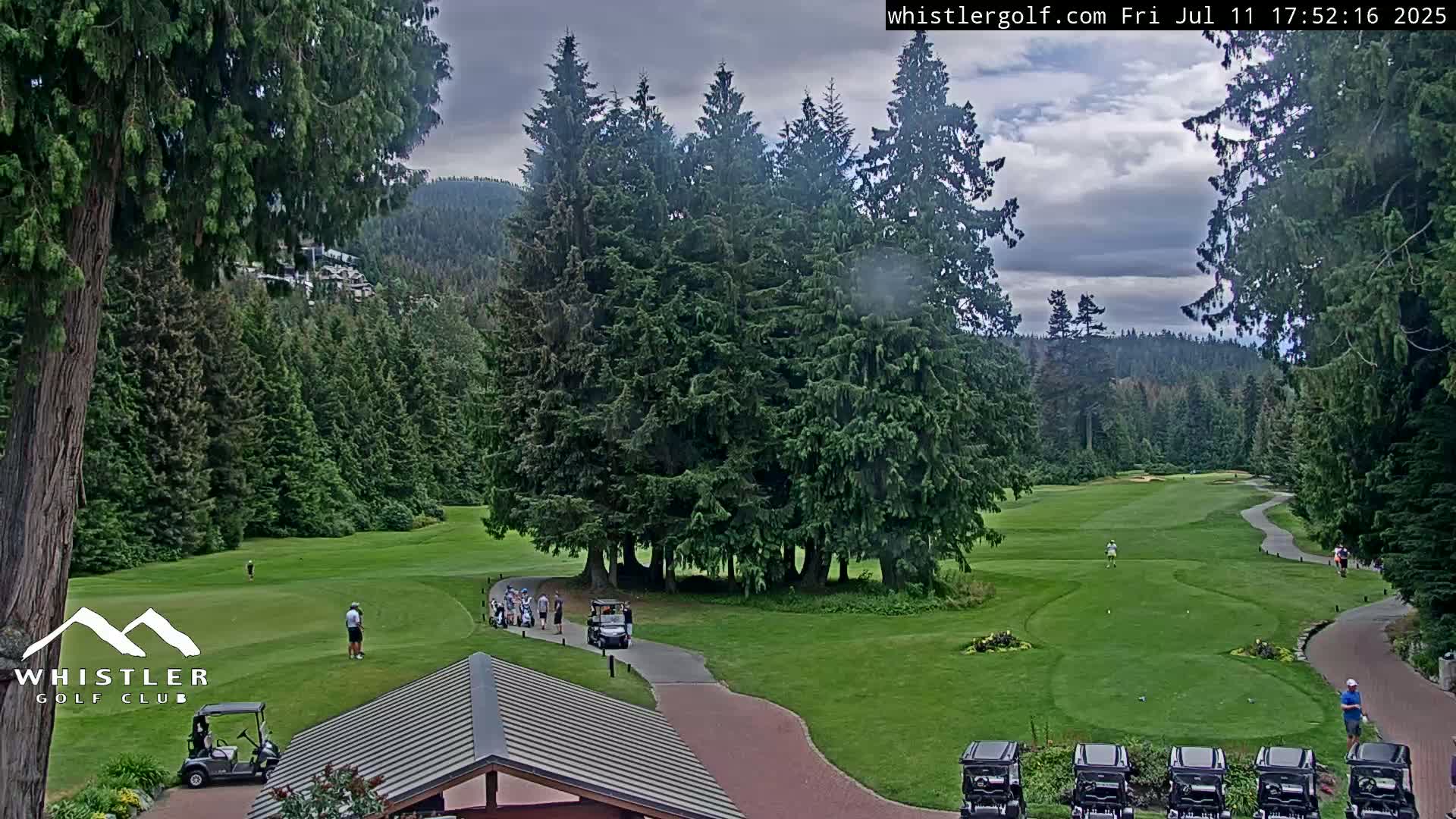 Whistler Golf Club 1st Hole Area Live Cam - Whistler,  Squamish-Lillooet, Sea to Sky Country, British Columbia, Canada