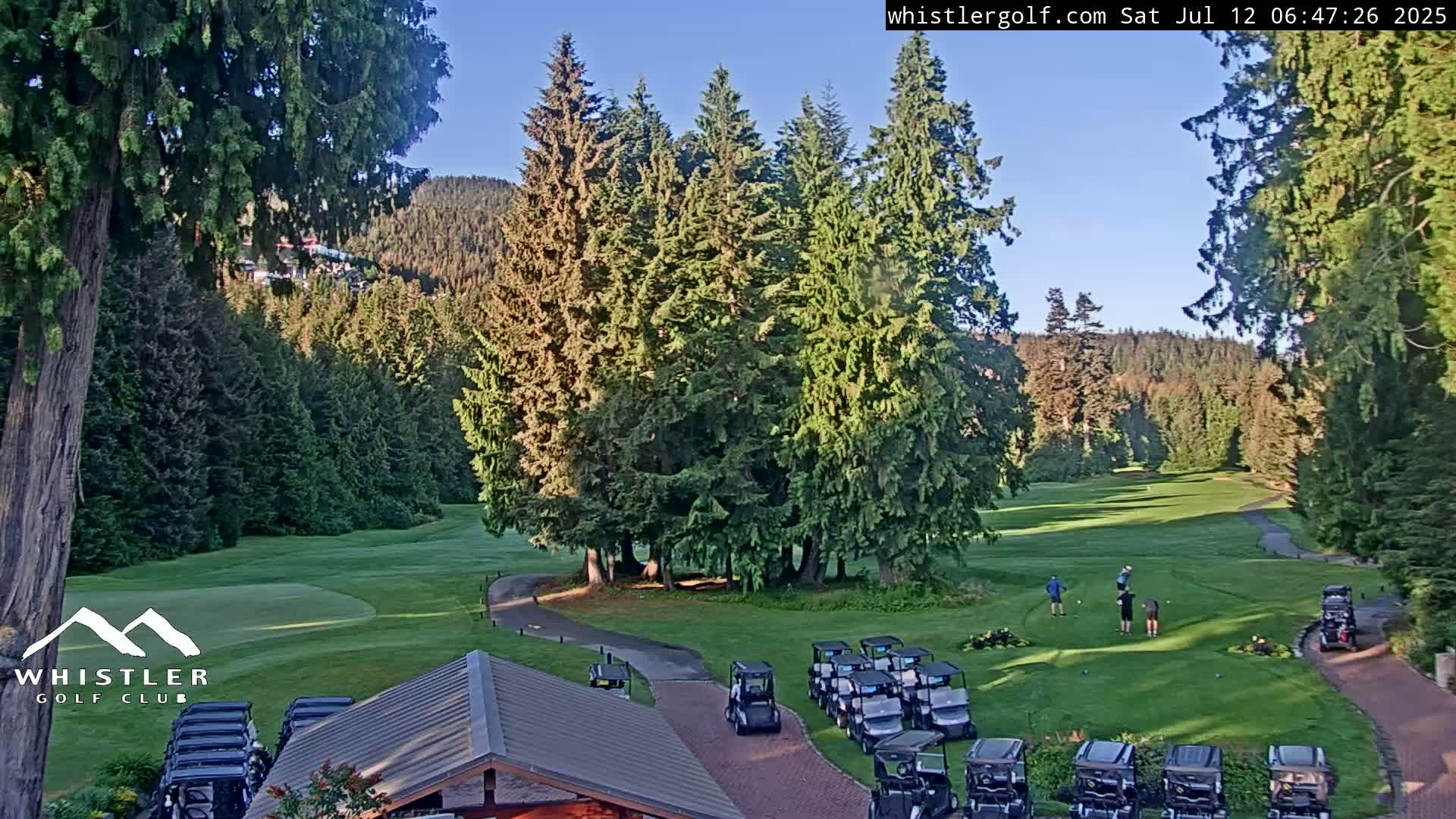 Whistler Golf Club 1st Hole Area Live Cam - Whistler,  Squamish-Lillooet, Sea to Sky Country, British Columbia, Canada