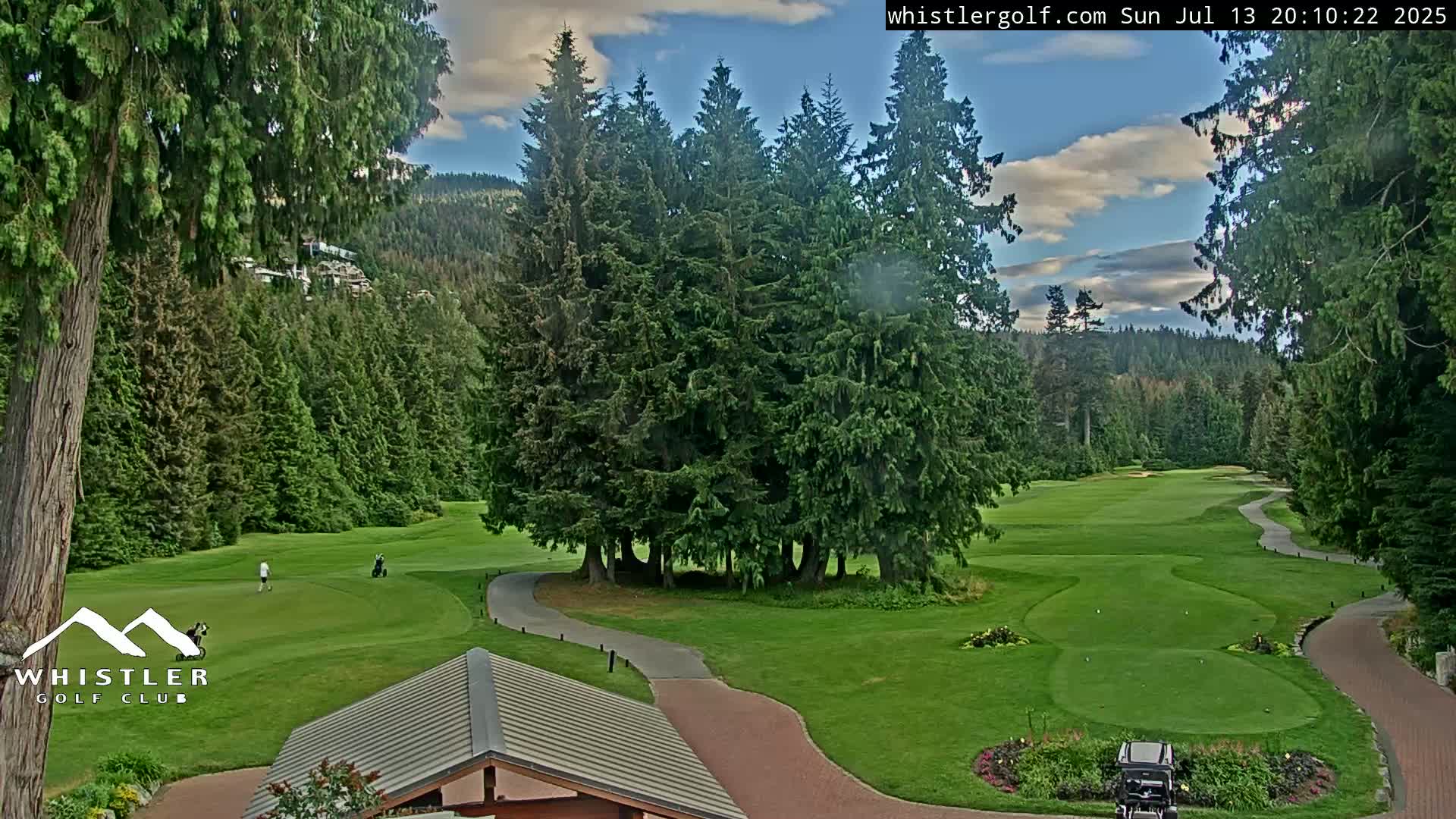 Whistler Golf Club 1st Hole Area Live Cam - Whistler,  Squamish-Lillooet, Sea to Sky Country, British Columbia, Canada