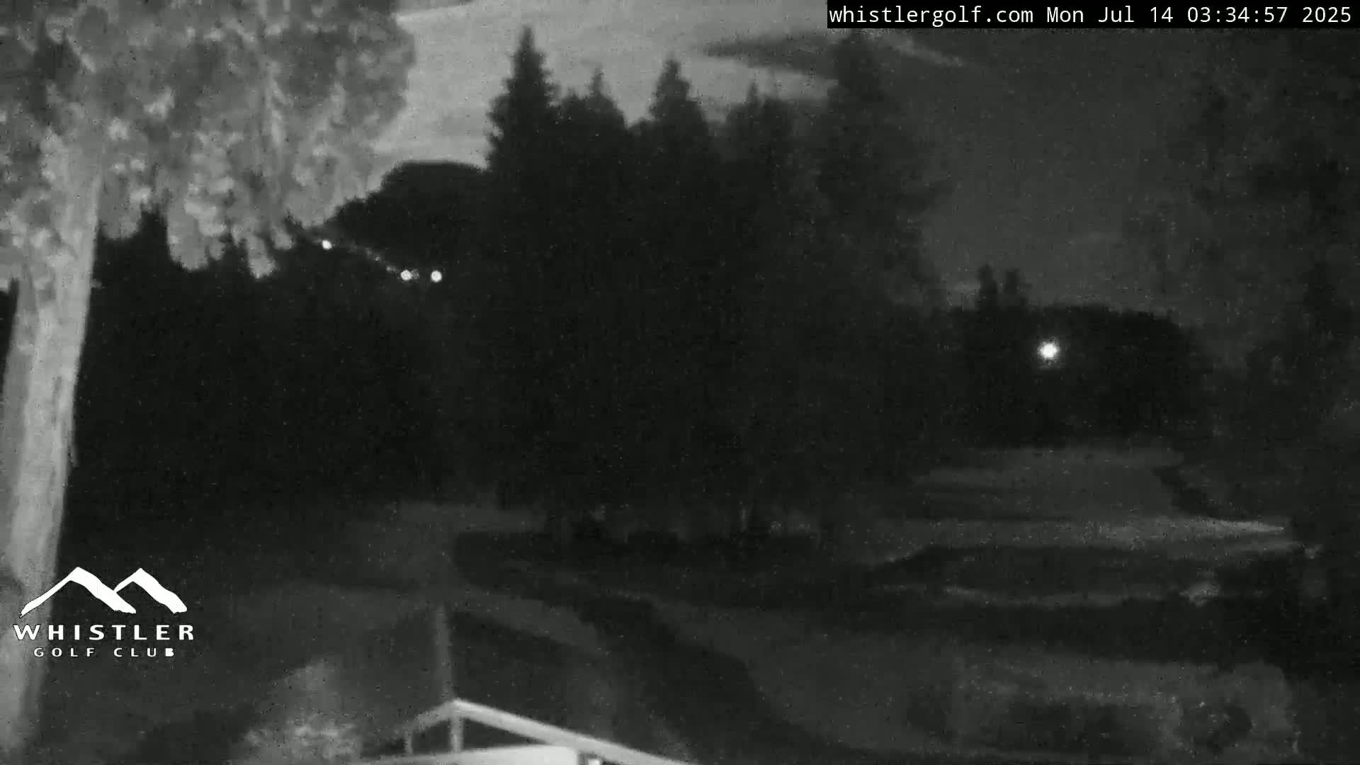 Whistler Golf Club 1st Hole Area Live Cam - Whistler,  Squamish-Lillooet, Sea to Sky Country, British Columbia, Canada