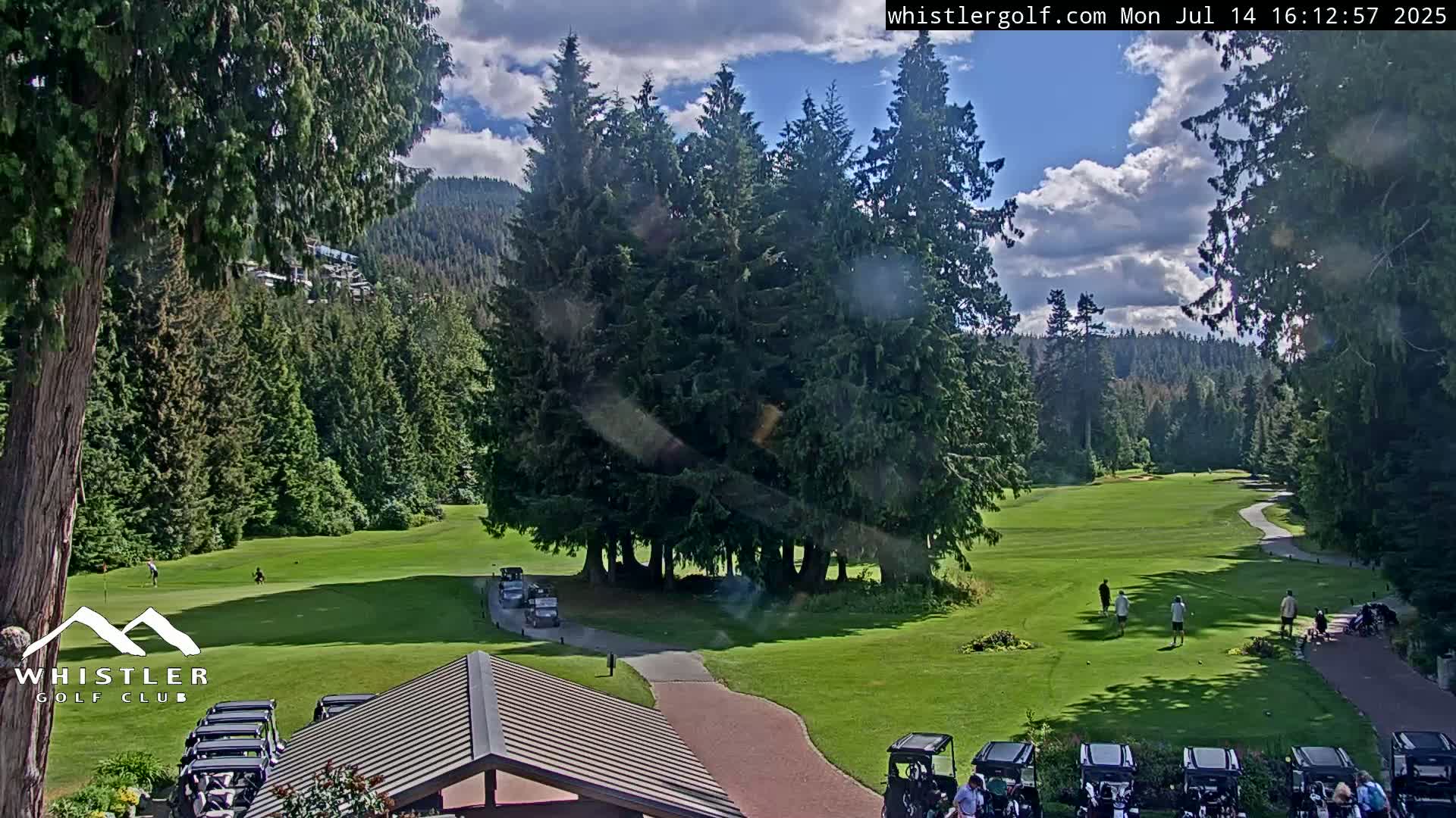 Whistler Golf Club 1st Hole Area Live Cam - Whistler,  Squamish-Lillooet, Sea to Sky Country, British Columbia, Canada