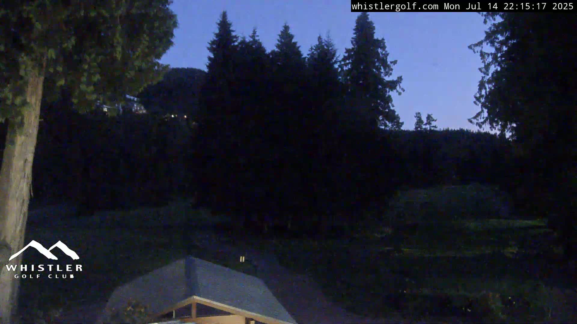 Whistler Golf Club 1st Hole Area Live Cam - Whistler,  Squamish-Lillooet, Sea to Sky Country, British Columbia, Canada