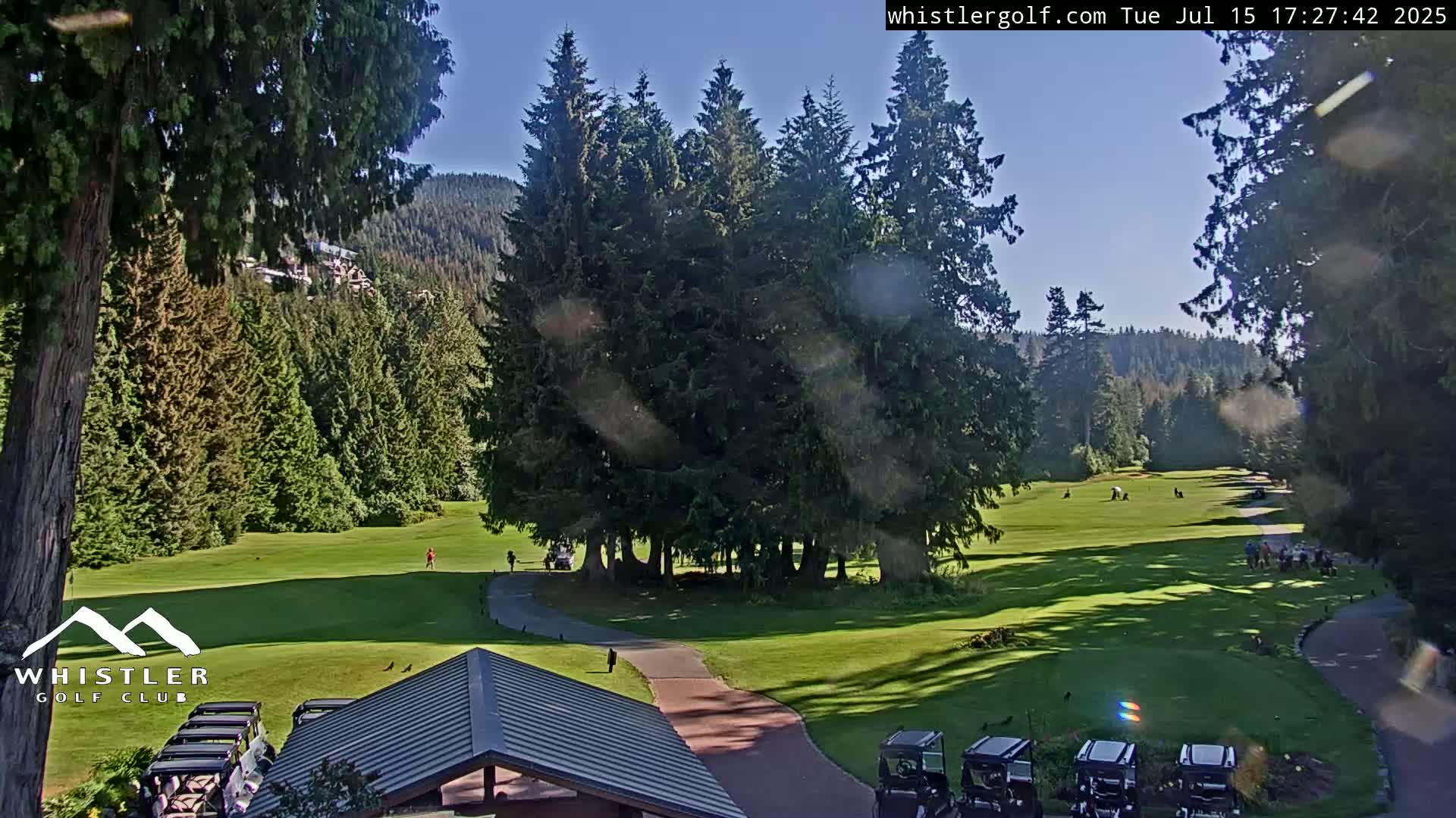 Whistler Golf Club 1st Hole Area Live Cam - Whistler,  Squamish-Lillooet, Sea to Sky Country, British Columbia, Canada