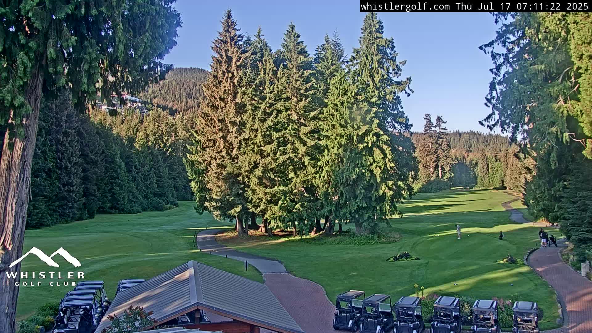 Whistler Golf Club 1st Hole Area Live Cam - Whistler,  Squamish-Lillooet, Sea to Sky Country, British Columbia, Canada