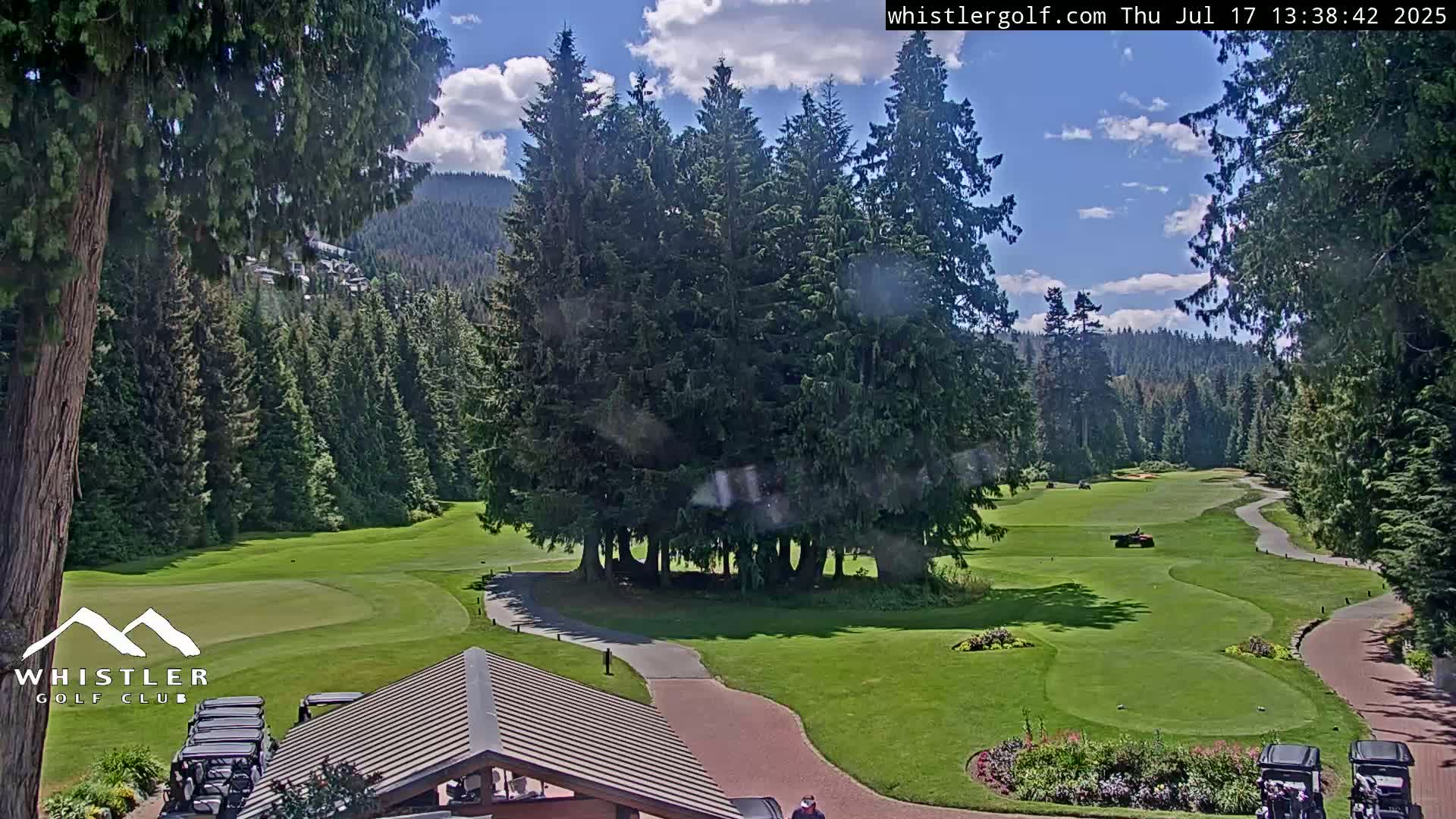 Whistler Golf Club 1st Hole Area Live Cam - Whistler,  Squamish-Lillooet, Sea to Sky Country, British Columbia, Canada