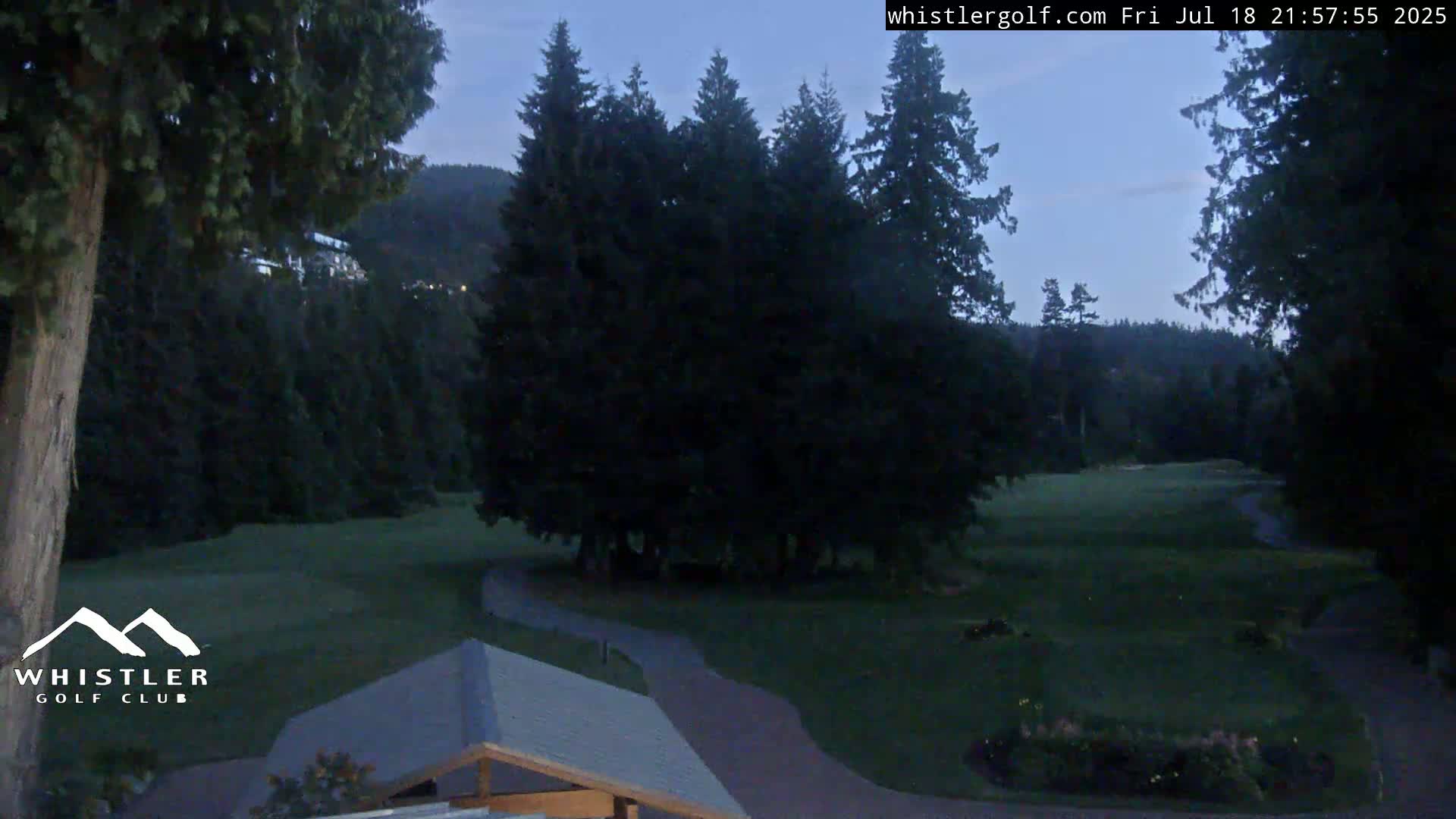 Whistler Golf Club 1st Hole Area Live Cam - Whistler,  Squamish-Lillooet, Sea to Sky Country, British Columbia, Canada