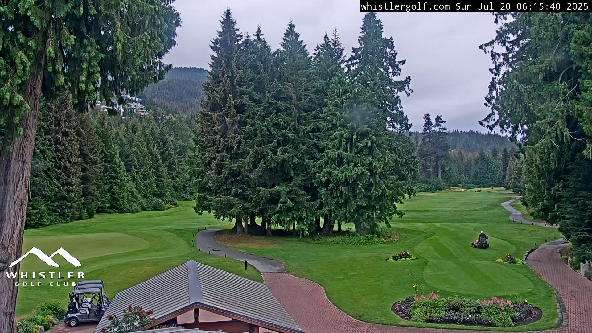 Whistler Golf Club 1st Hole Area Live Cam - Whistler,  Squamish-Lillooet, Sea to Sky Country, British Columbia, Canada
