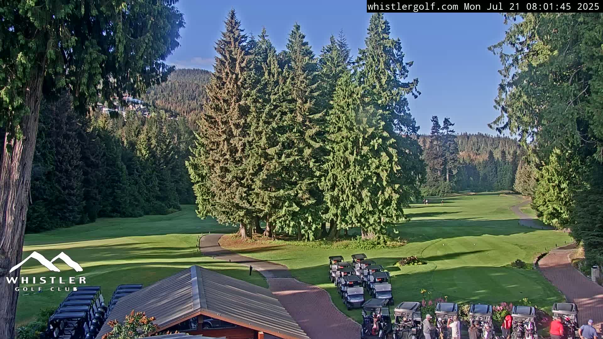 Whistler Golf Club 1st Hole Area Live Cam - Whistler,  Squamish-Lillooet, Sea to Sky Country, British Columbia, Canada