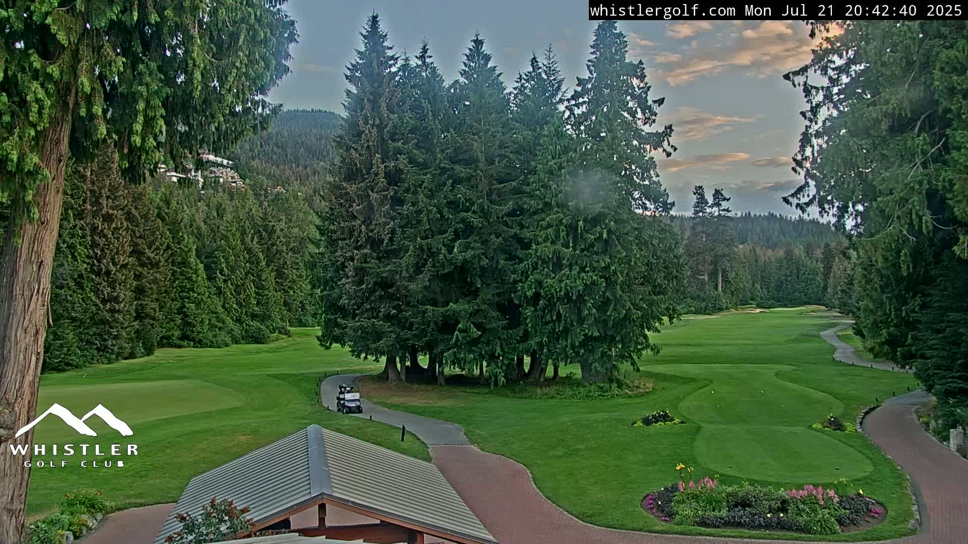 Whistler Golf Club 1st Hole Area Live Cam - Whistler,  Squamish-Lillooet, Sea to Sky Country, British Columbia, Canada