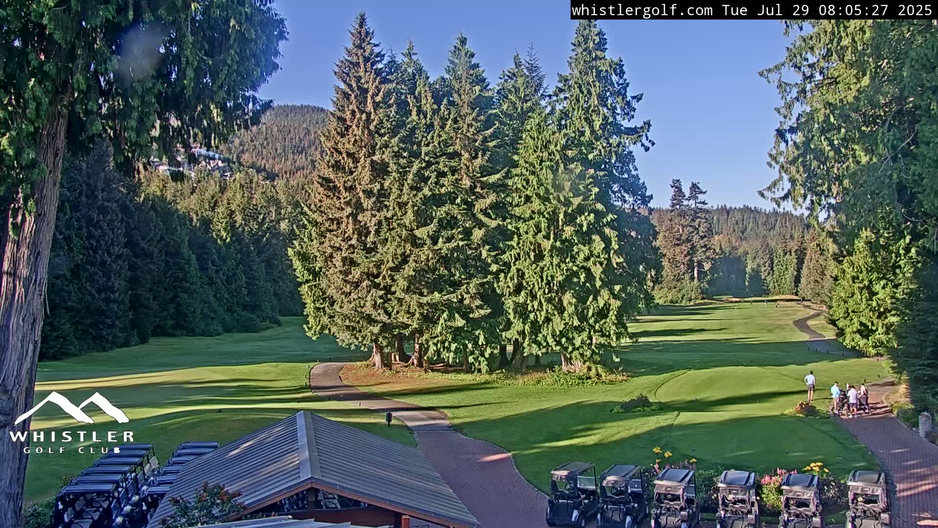 Whistler Golf Club 1st Hole Area Live Cam - Whistler,  Squamish-Lillooet, Sea to Sky Country, British Columbia, Canada