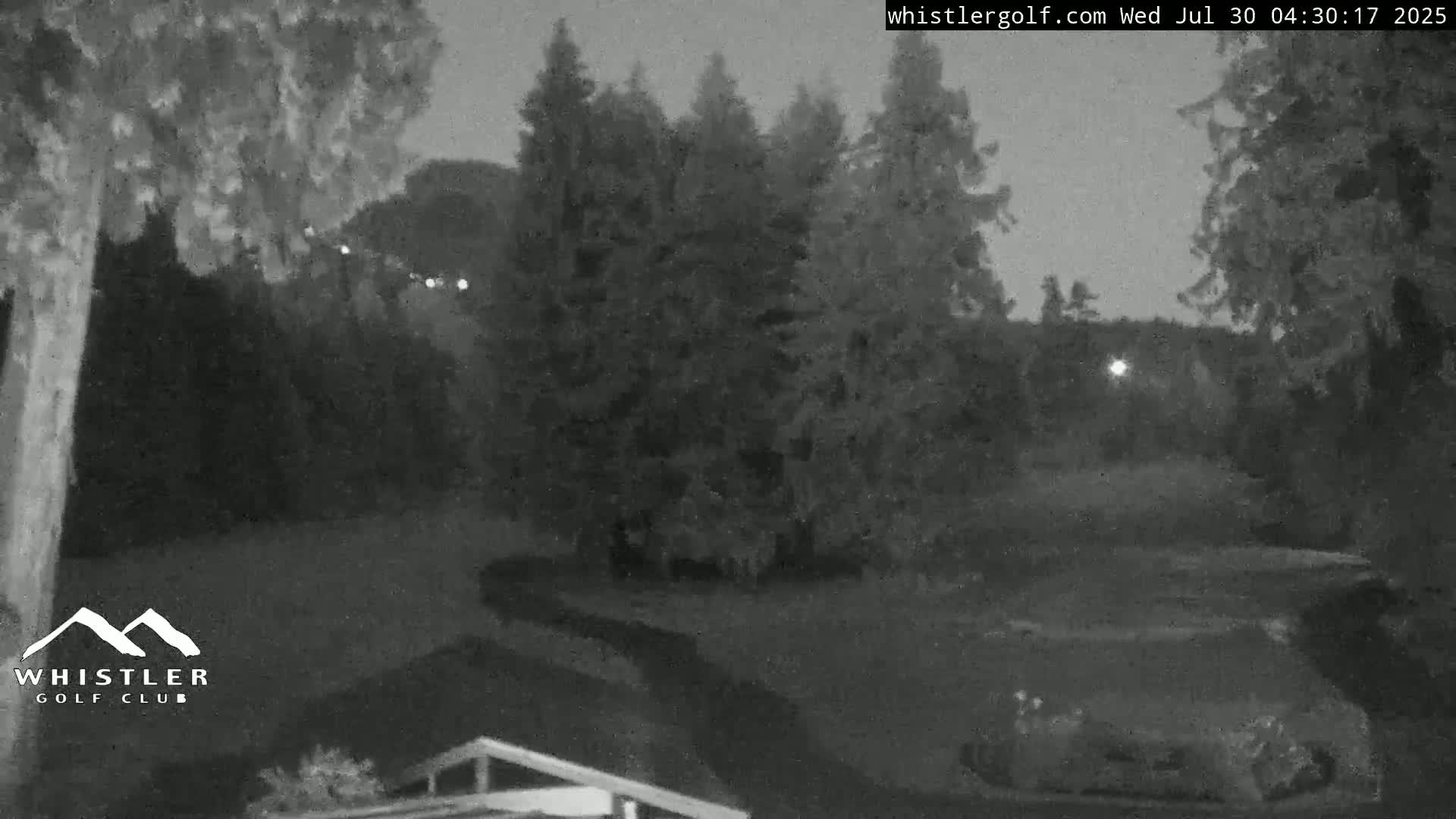 Whistler Golf Club 1st Hole Area Live Cam - Whistler,  Squamish-Lillooet, Sea to Sky Country, British Columbia, Canada