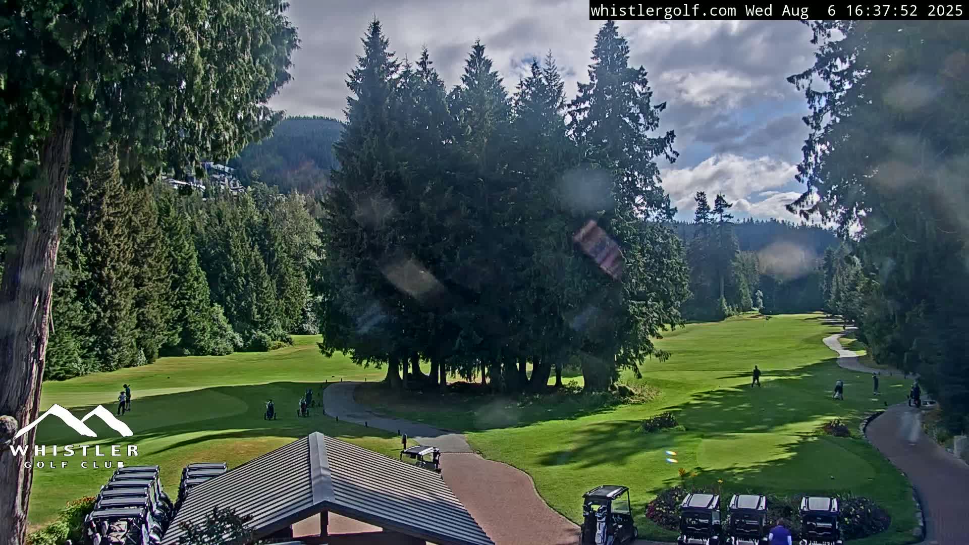 Whistler Golf Club 1st Hole Area Live Cam - Whistler,  Squamish-Lillooet, Sea to Sky Country, British Columbia, Canada