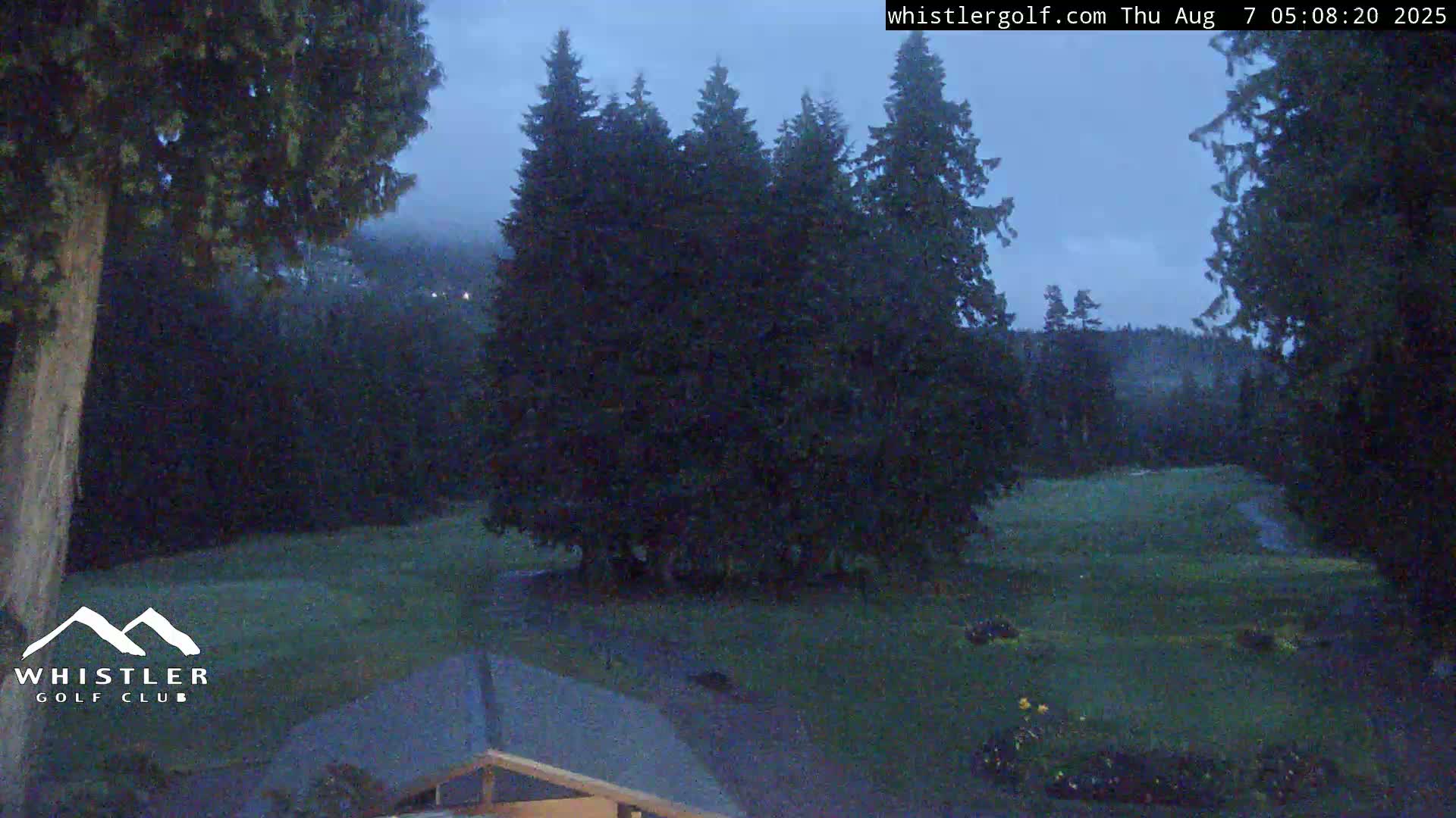 Whistler Golf Club 1st Hole Area Live Cam - Whistler,  Squamish-Lillooet, Sea to Sky Country, British Columbia, Canada
