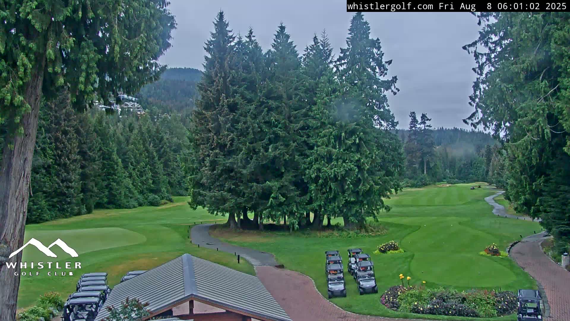 Whistler Golf Club 1st Hole Area Live Cam - Whistler,  Squamish-Lillooet, Sea to Sky Country, British Columbia, Canada