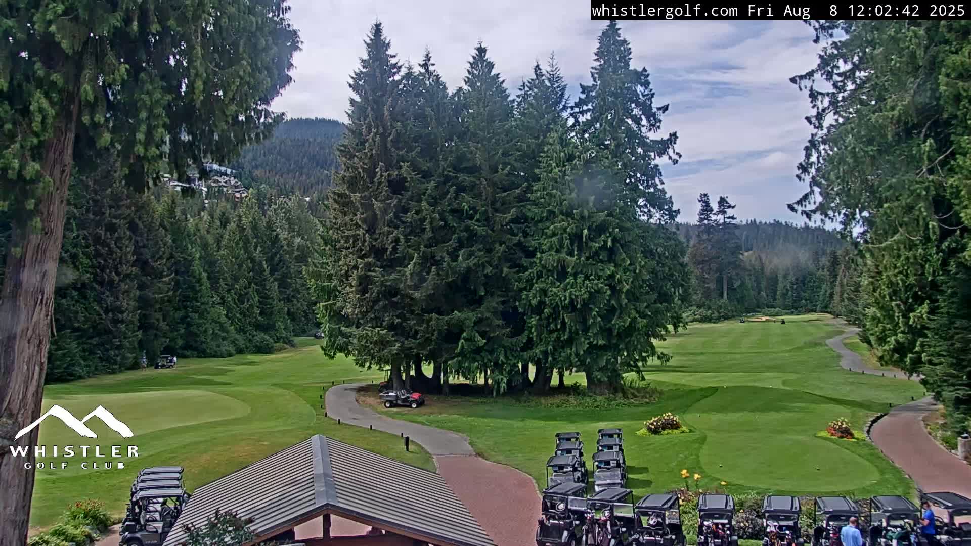 Whistler Golf Club 1st Hole Area Live Cam - Whistler,  Squamish-Lillooet, Sea to Sky Country, British Columbia, Canada