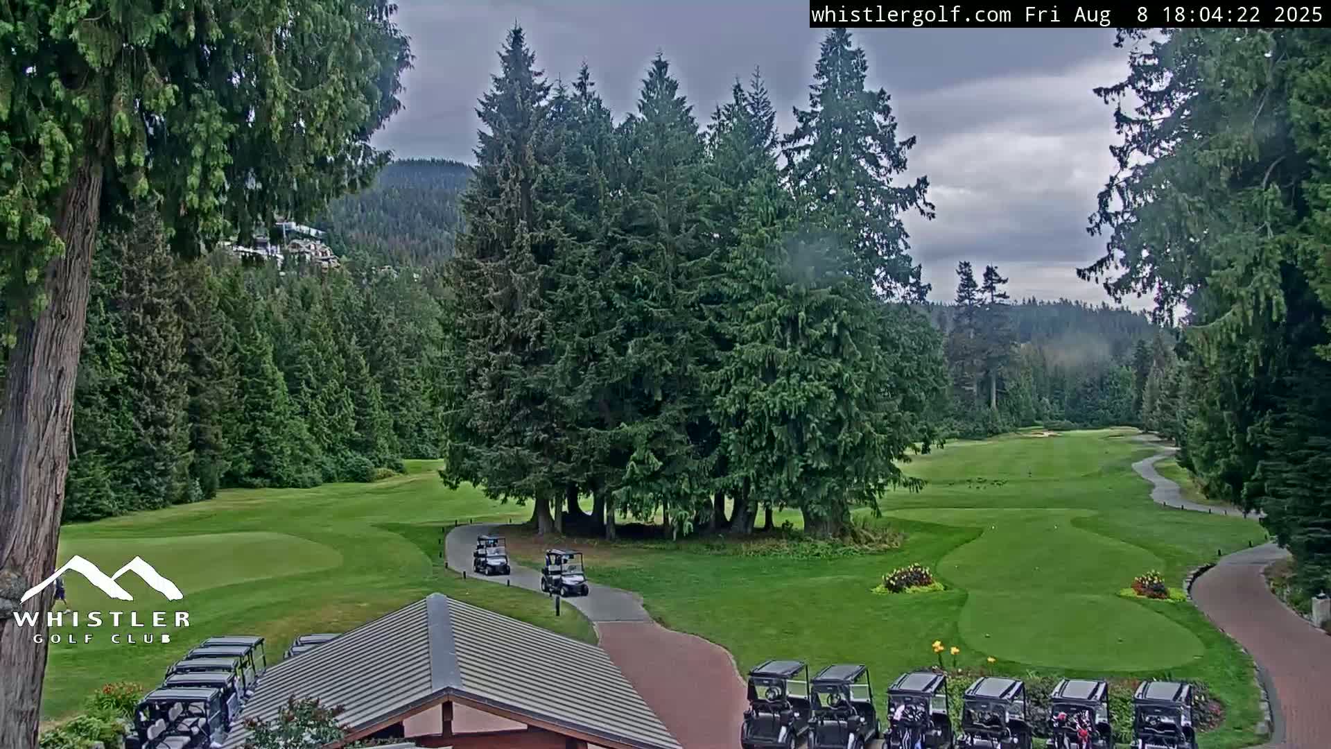 Whistler Golf Club 1st Hole Area Live Cam - Whistler,  Squamish-Lillooet, Sea to Sky Country, British Columbia, Canada