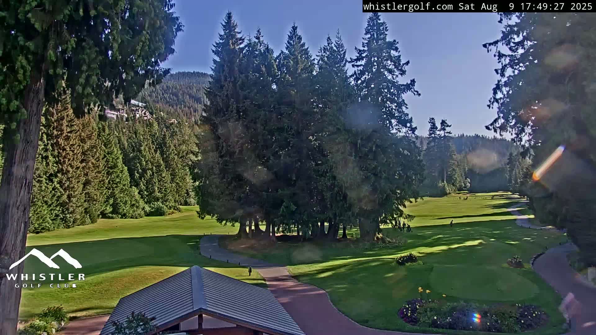 Whistler Golf Club 1st Hole Area Live Cam - Whistler,  Squamish-Lillooet, Sea to Sky Country, British Columbia, Canada
