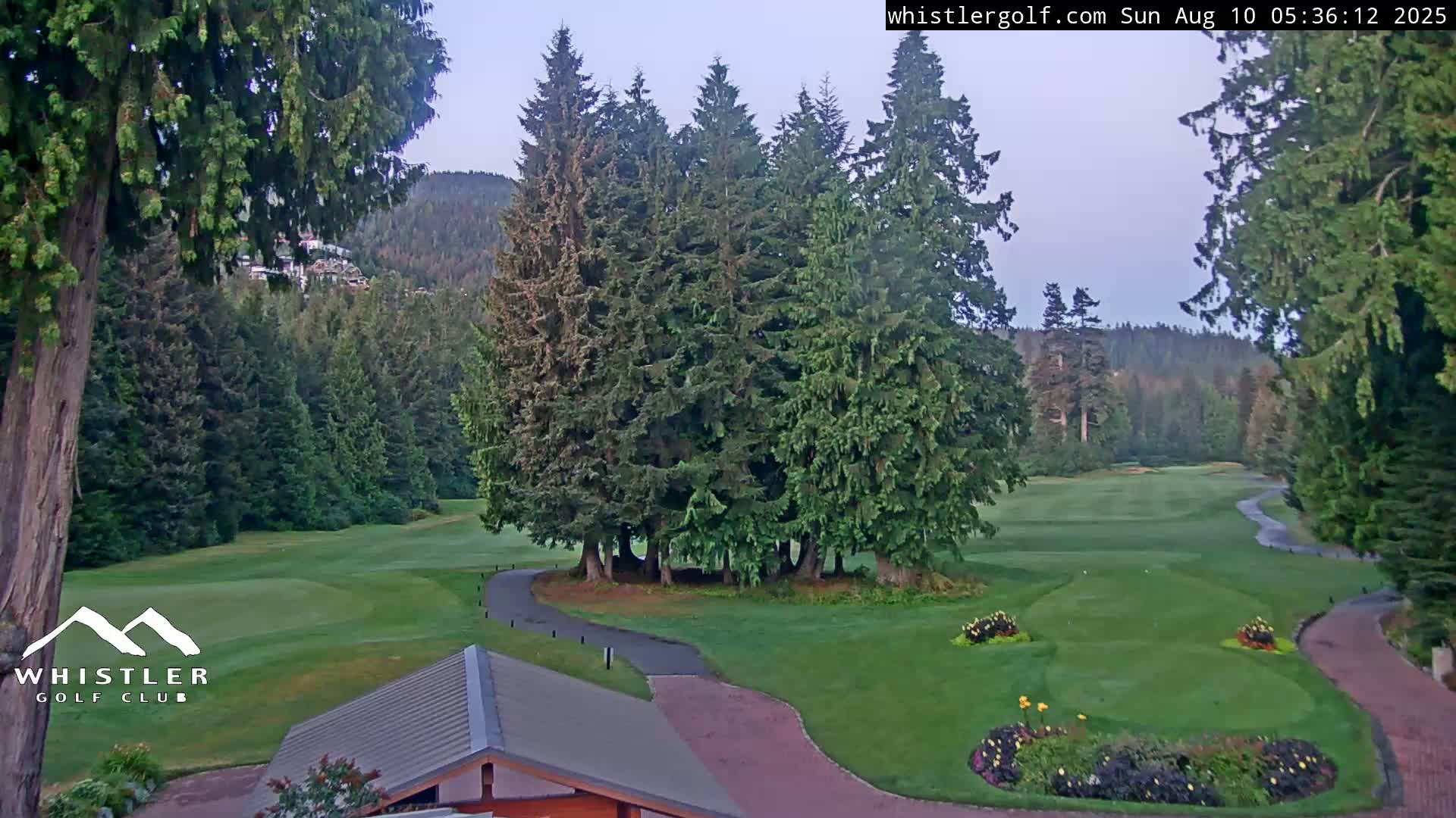 Whistler Golf Club 1st Hole Area Live Cam - Whistler,  Squamish-Lillooet, Sea to Sky Country, British Columbia, Canada
