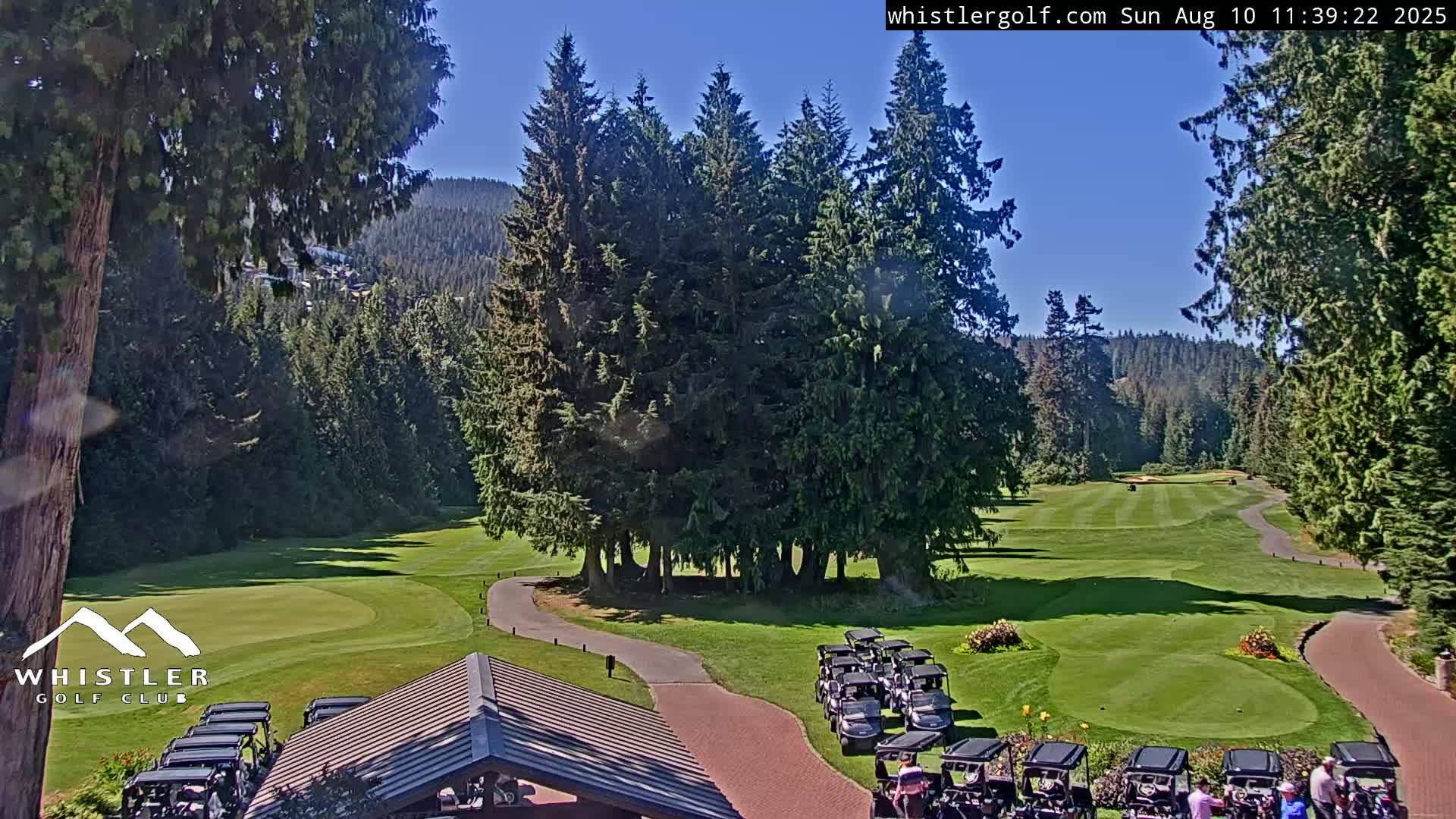 Whistler Golf Club 1st Hole Area Live Cam - Whistler,  Squamish-Lillooet, Sea to Sky Country, British Columbia, Canada