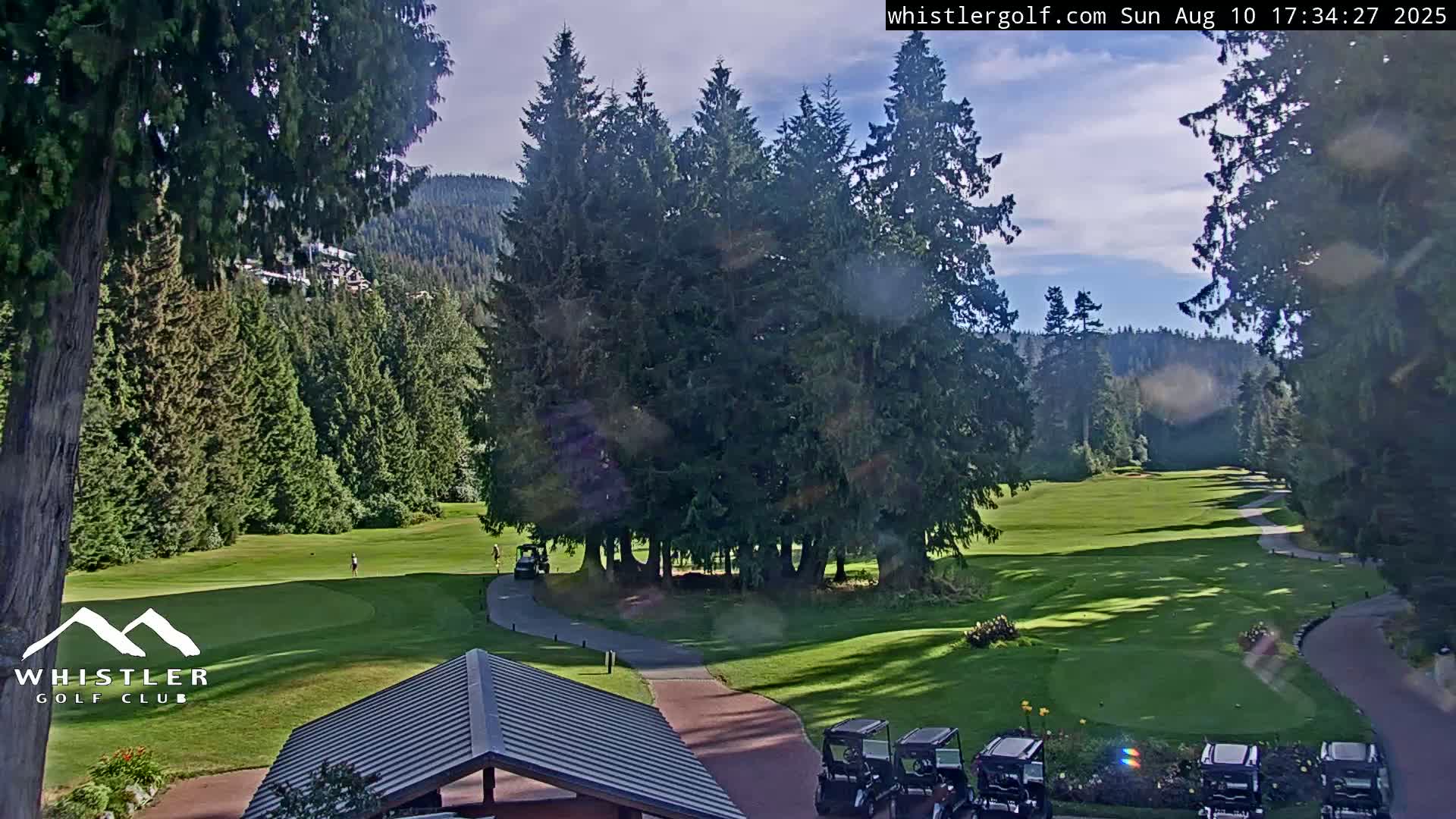 Whistler Golf Club 1st Hole Area Live Cam - Whistler,  Squamish-Lillooet, Sea to Sky Country, British Columbia, Canada