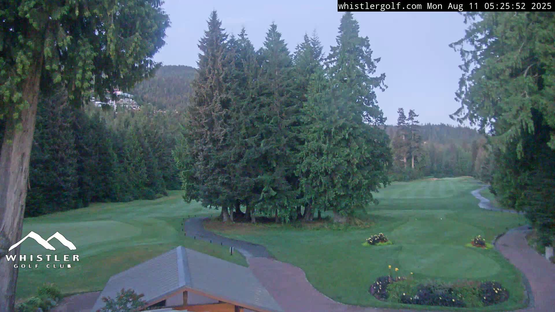 Whistler Golf Club 1st Hole Area Live Cam - Whistler,  Squamish-Lillooet, Sea to Sky Country, British Columbia, Canada
