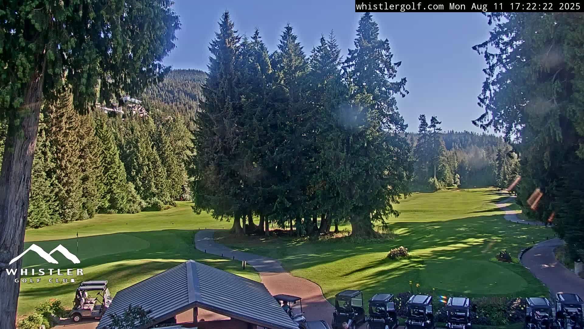 Whistler Golf Club 1st Hole Area Live Cam - Whistler,  Squamish-Lillooet, Sea to Sky Country, British Columbia, Canada