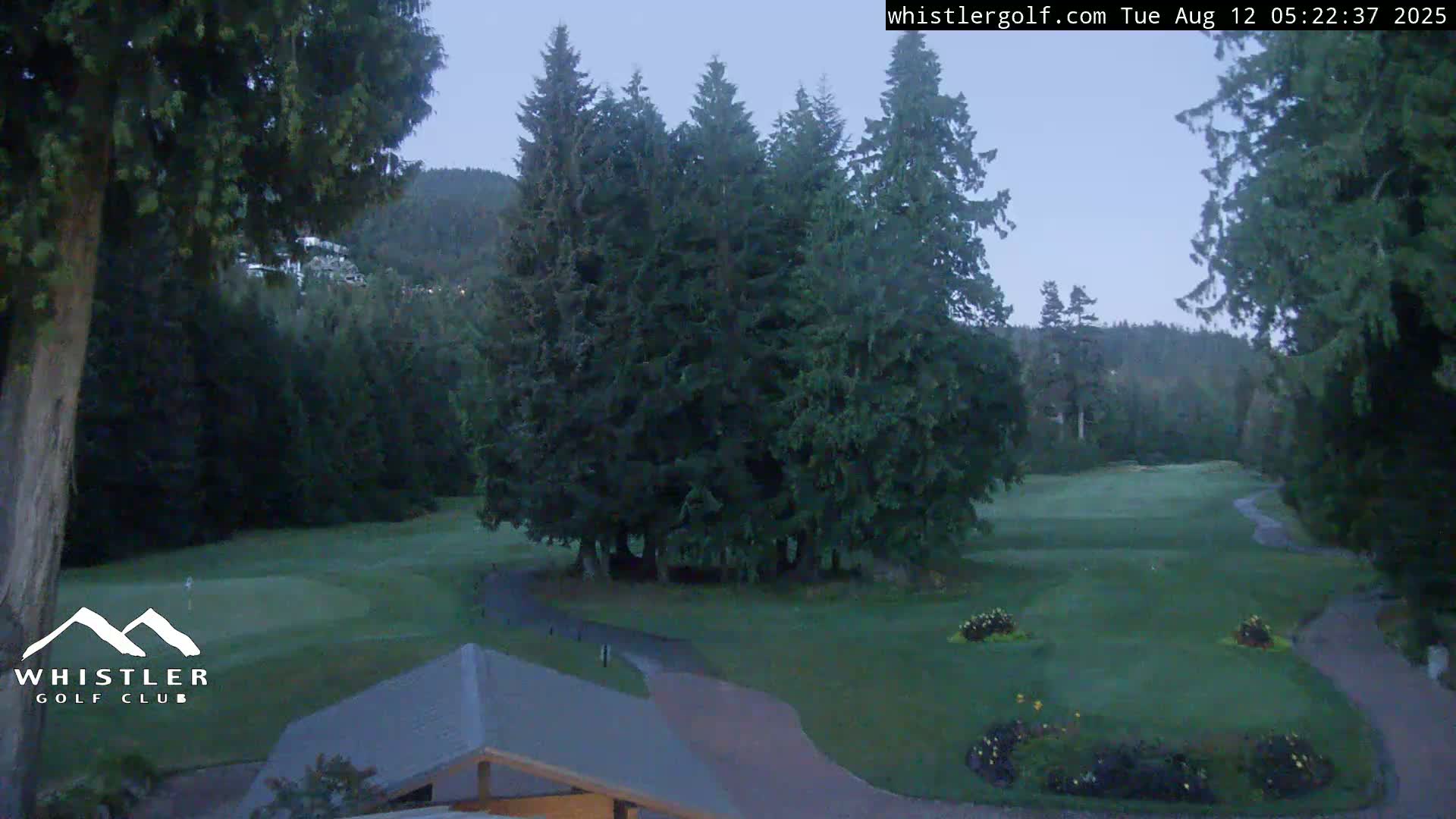 Whistler Golf Club 1st Hole Area Live Cam - Whistler,  Squamish-Lillooet, Sea to Sky Country, British Columbia, Canada