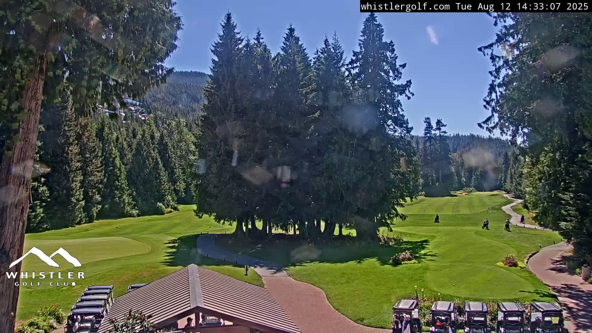 Whistler Golf Club 1st Hole Area Live Cam - Whistler,  Squamish-Lillooet, Sea to Sky Country, British Columbia, Canada