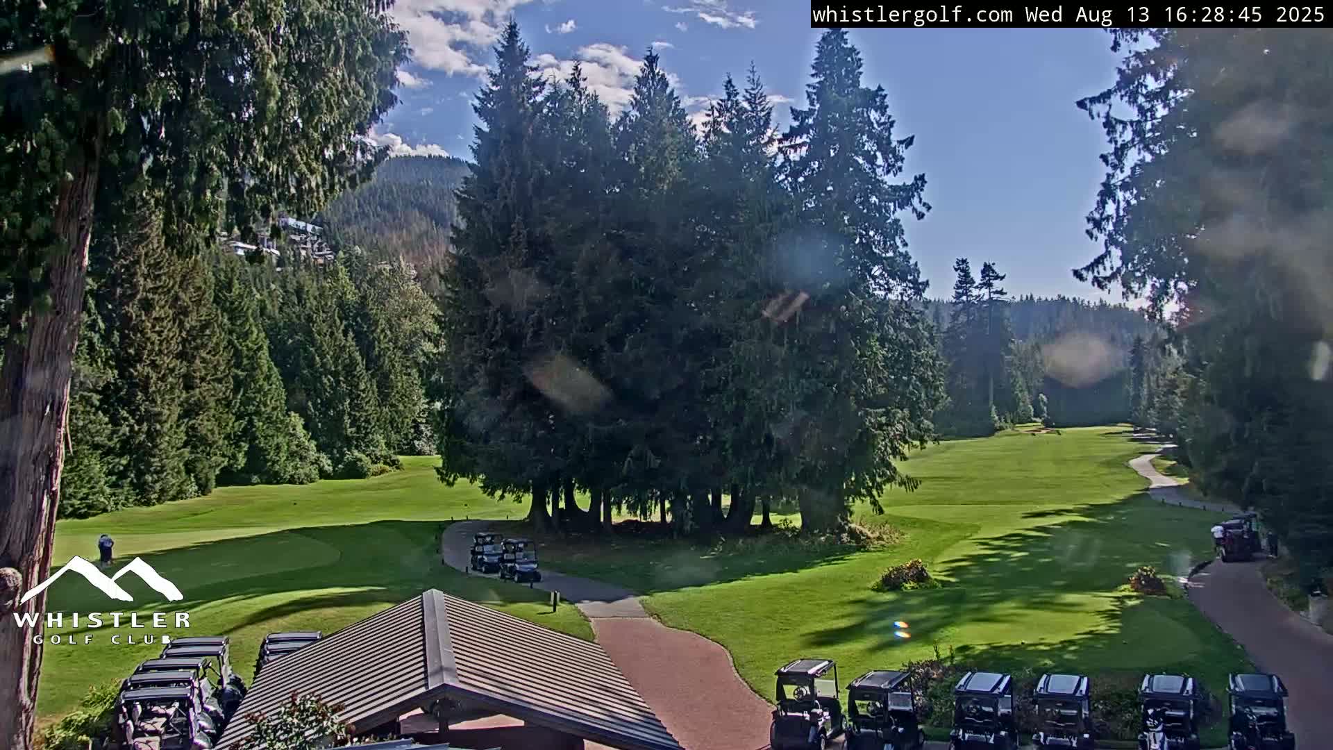 Whistler Golf Club 1st Hole Area Live Cam - Whistler,  Squamish-Lillooet, Sea to Sky Country, British Columbia, Canada