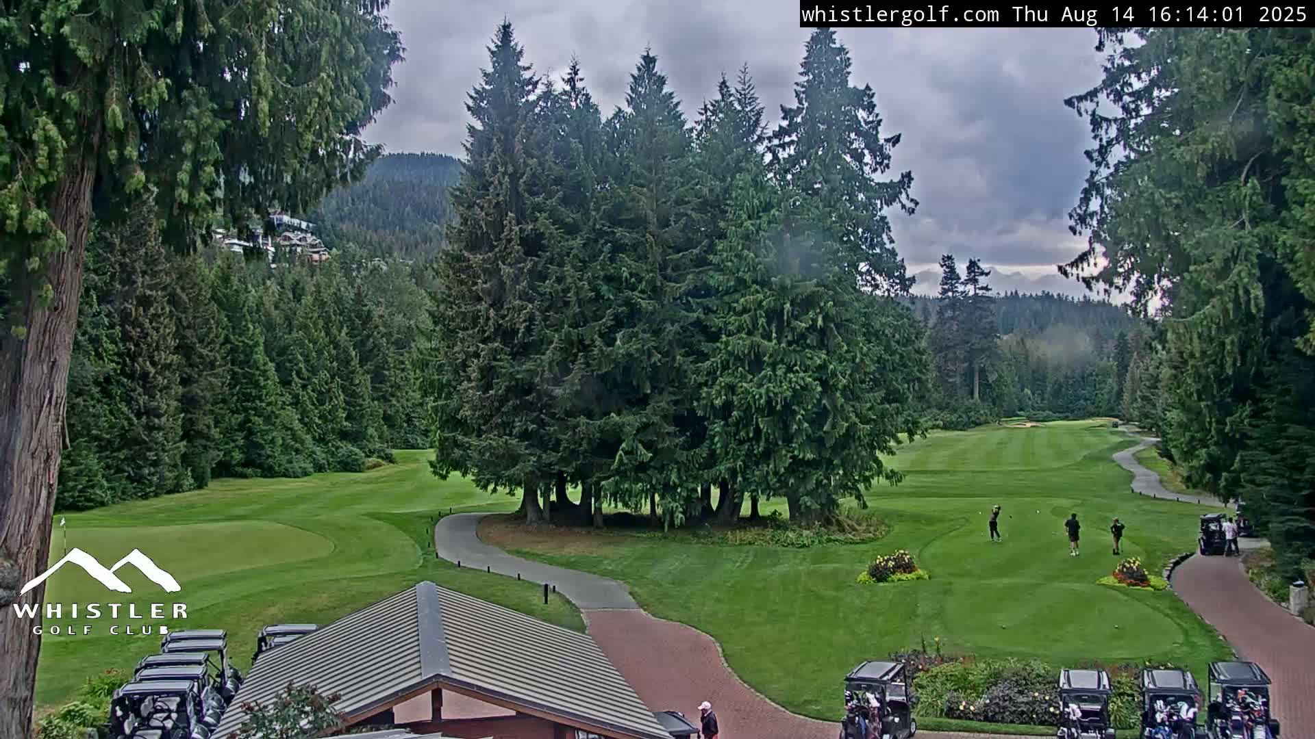 Whistler Golf Club 1st Hole Area Live Cam - Whistler,  Squamish-Lillooet, Sea to Sky Country, British Columbia, Canada