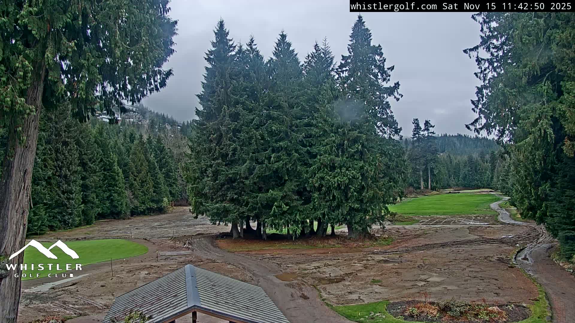 Whistler Golf Club 1st Hole Area Live Cam - Whistler,  Squamish-Lillooet, Sea to Sky Country, British Columbia, Canada