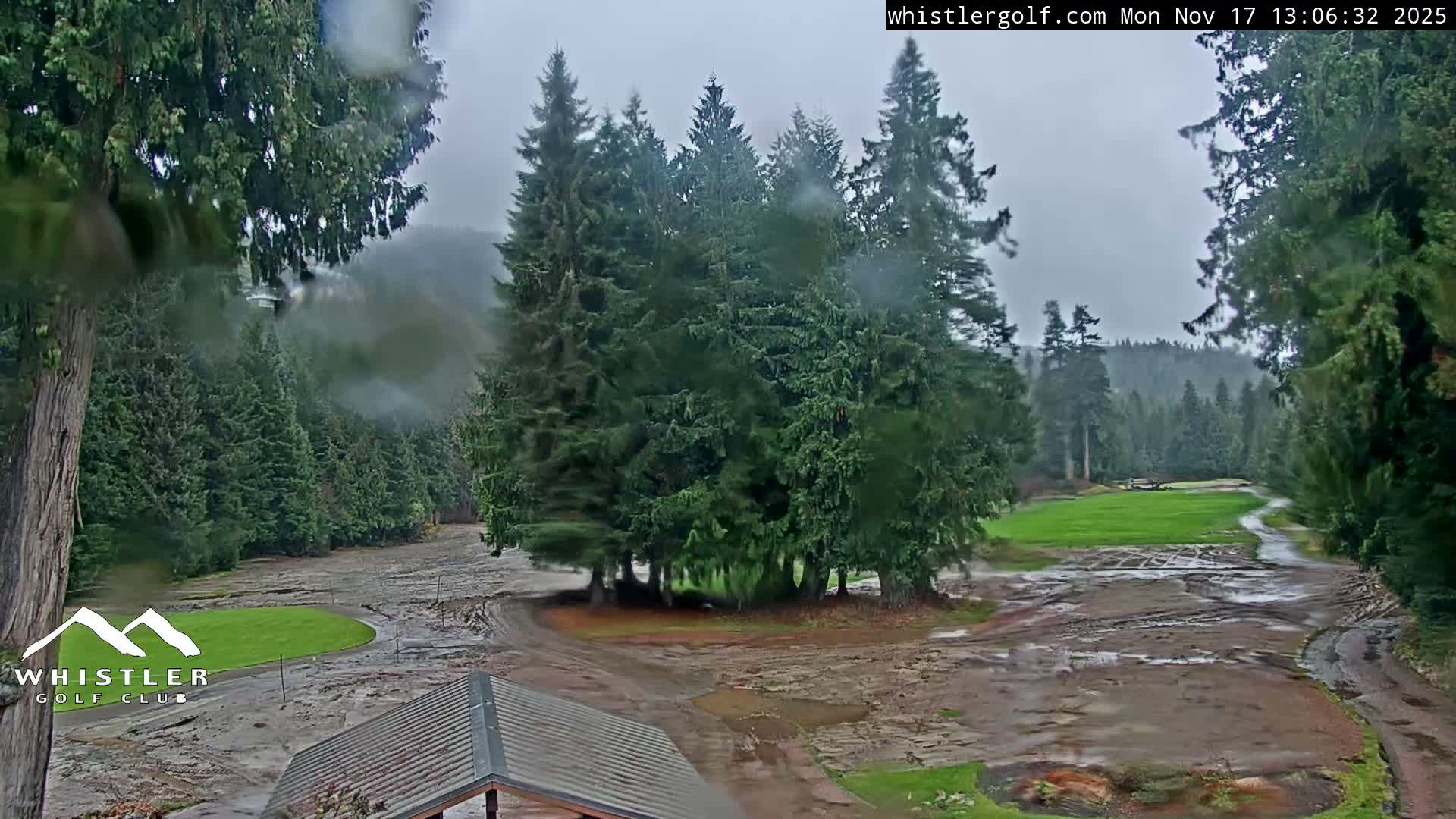 Whistler Golf Club 1st Hole Area Live Cam - Whistler,  Squamish-Lillooet, Sea to Sky Country, British Columbia, Canada