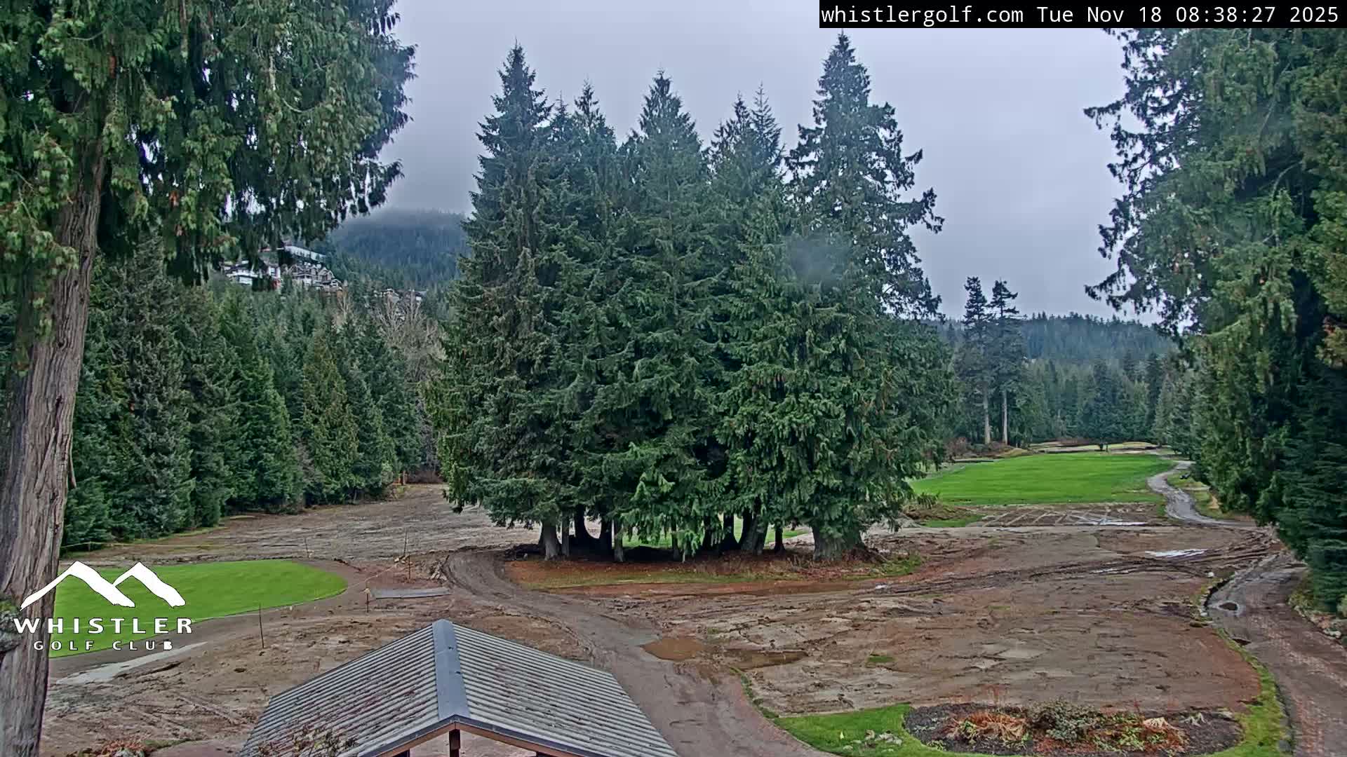 Whistler Golf Club 1st Hole Area Live Cam - Whistler,  Squamish-Lillooet, Sea to Sky Country, British Columbia, Canada